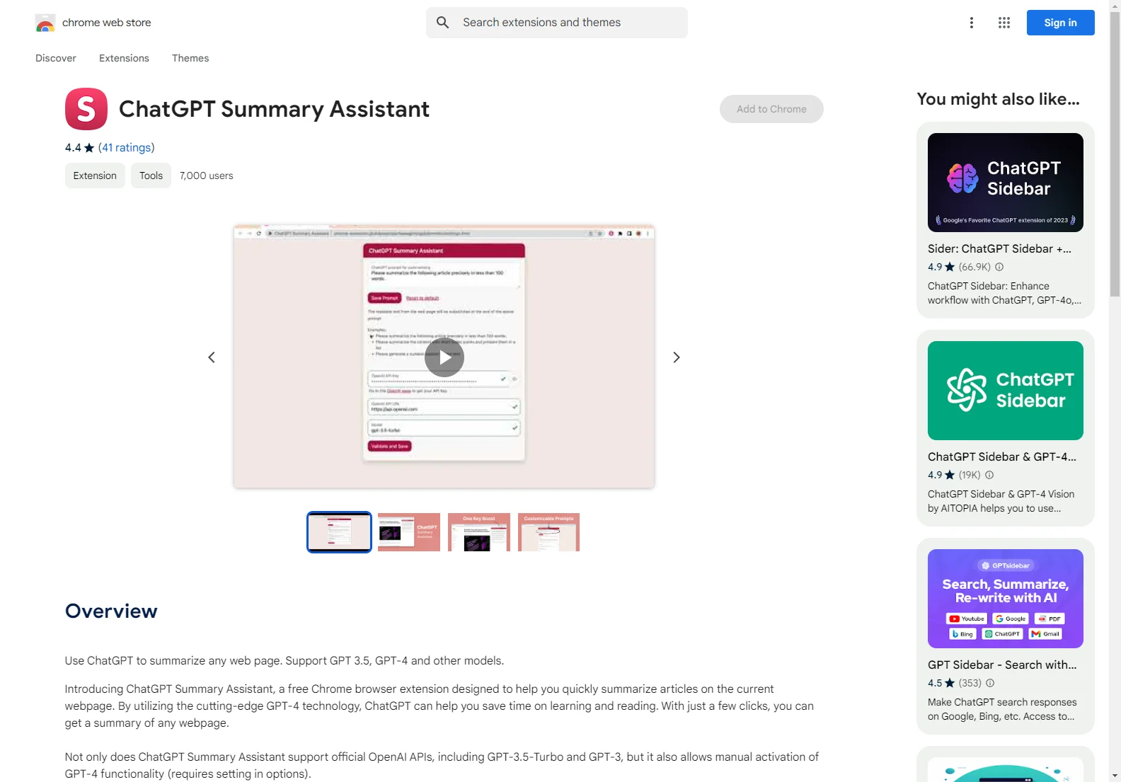 ChatGPT Summary Assistant: Quickly Summarize Webpages with AI