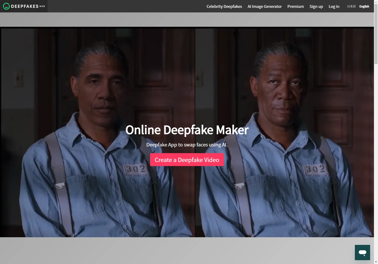 DeepfakesWeb: Online AI Deepfake Video Maker - Easy & Affordable