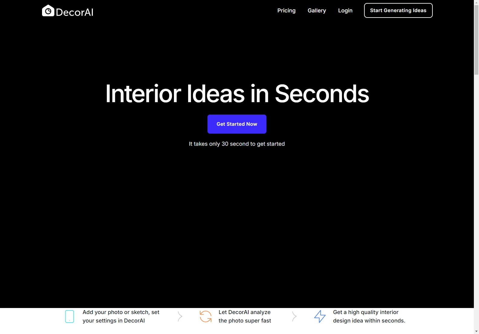 DecorAI: Generate Interior Design Ideas in Seconds