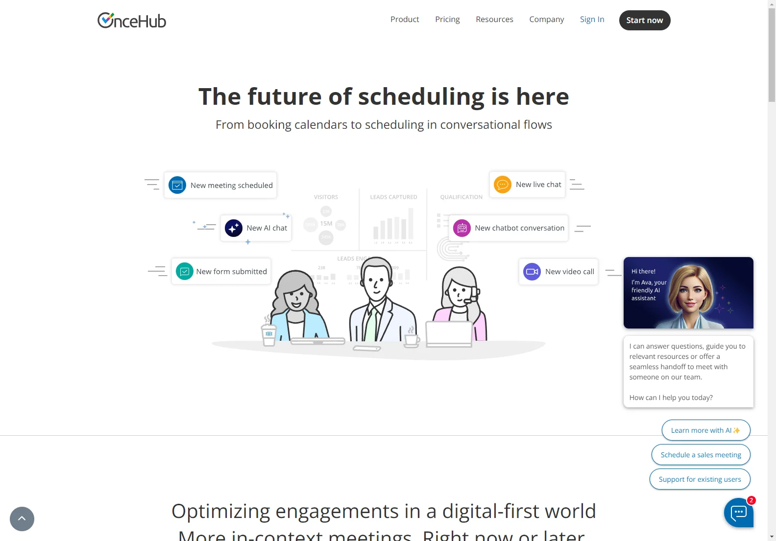 OnceHub: AI-Powered Scheduling and Engagement Platform