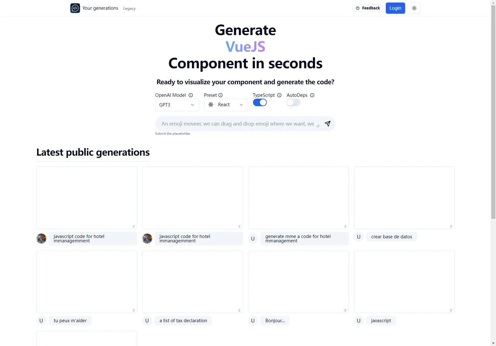 Chat2Code: Generate React Components in Seconds with AI