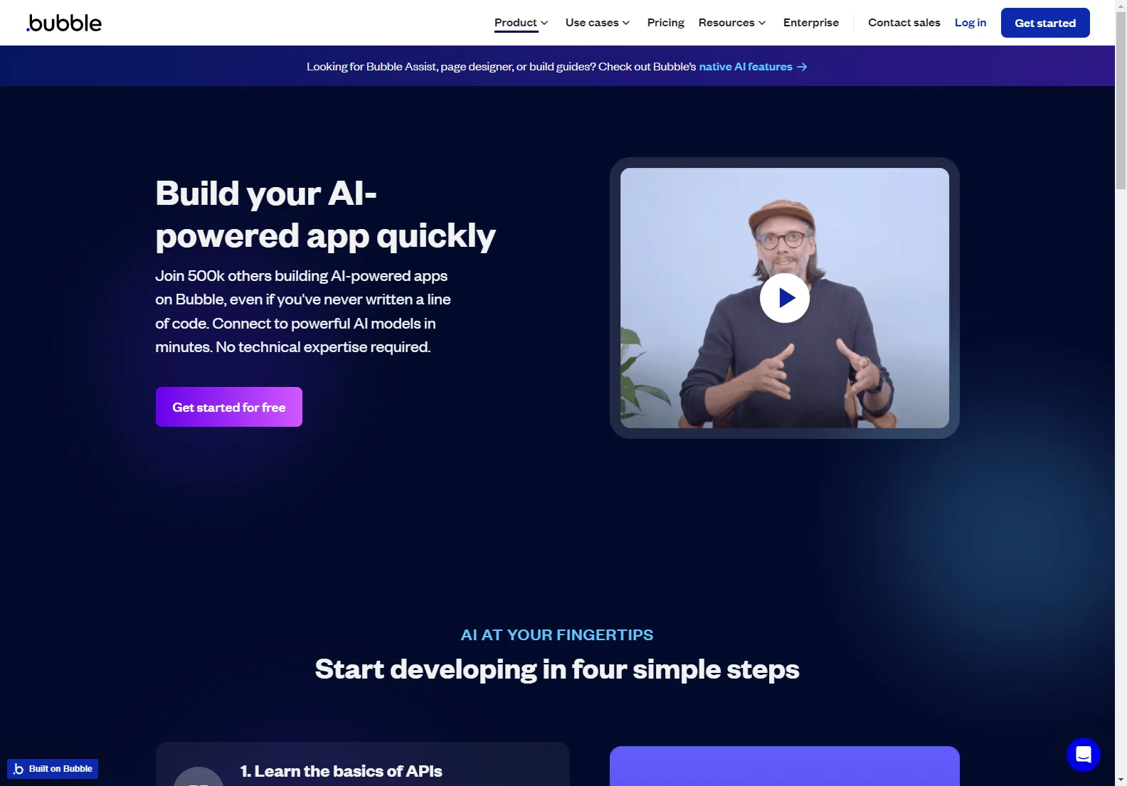 Build AI Apps with Bubble: No-Code AI Development Platform