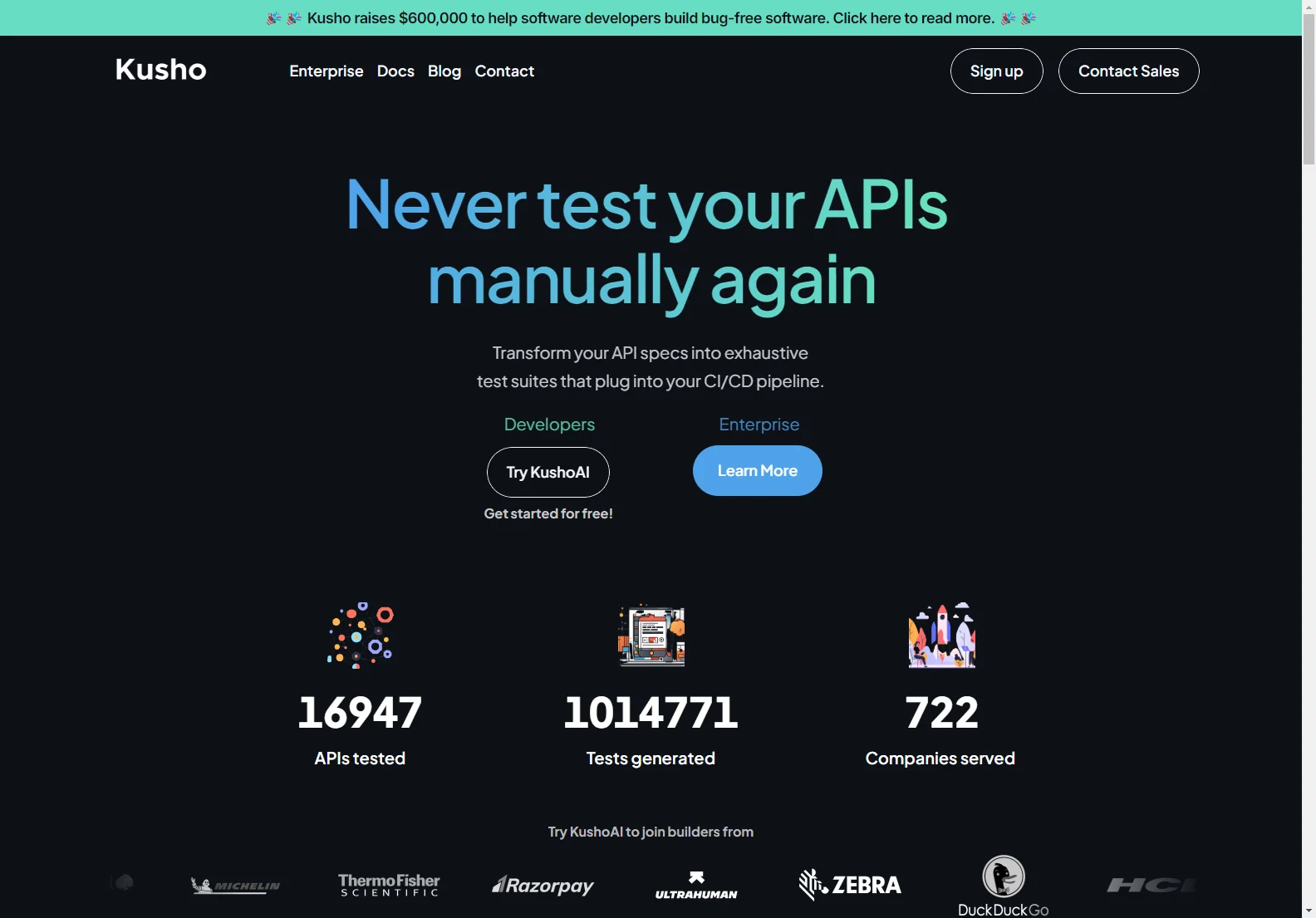 Kusho: AI-Powered API Testing for Bug-Free Software