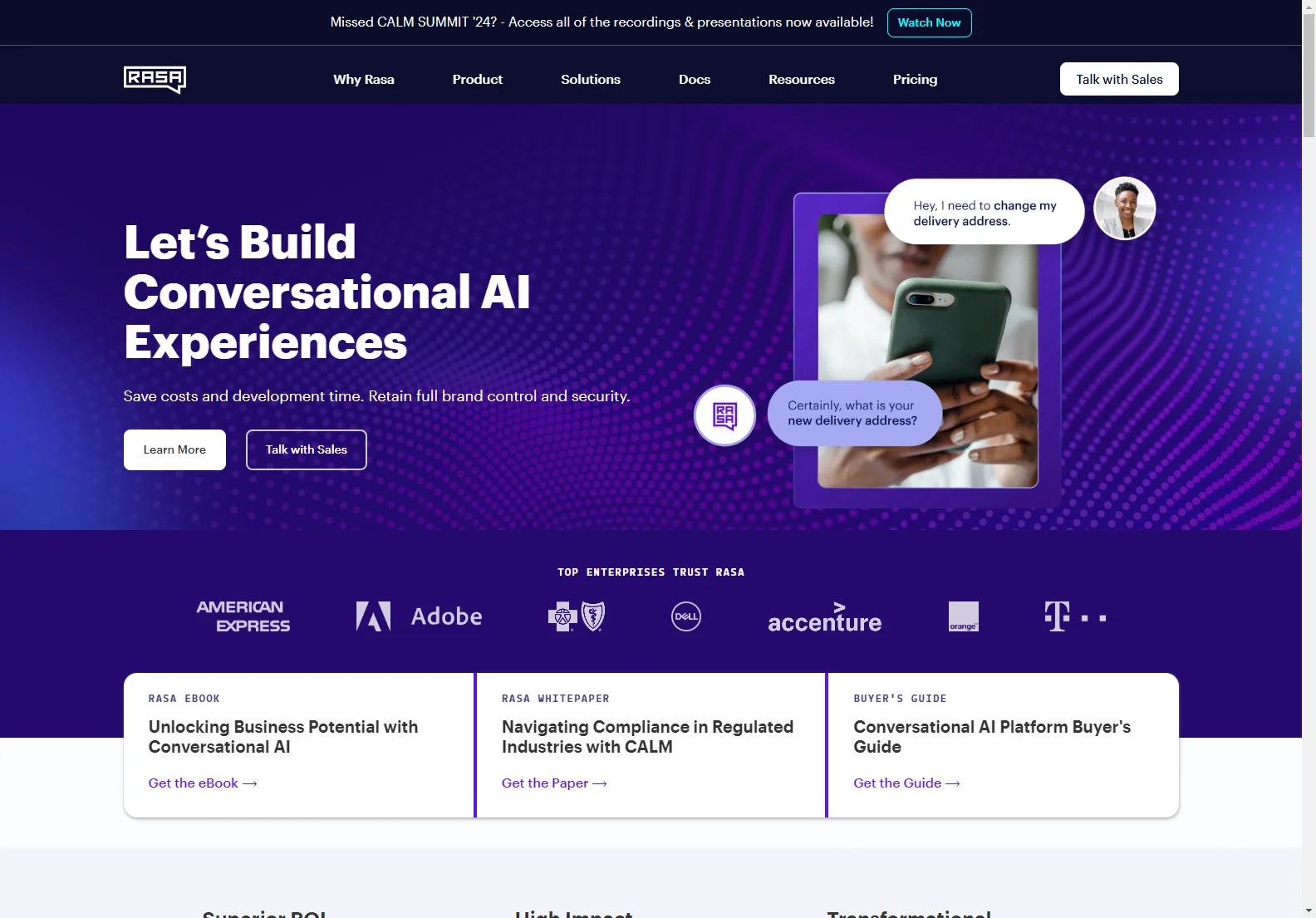 Rasa: Conversational AI Platform for Superior Customer Experiences