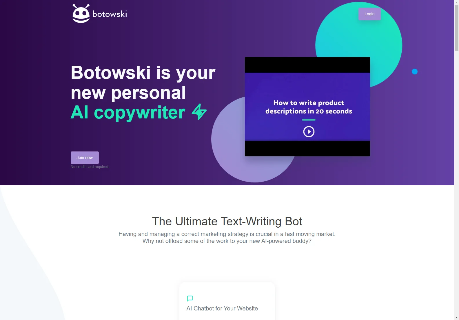 Botowski: Your Personal AI Copywriter - Generate Original Content Now!