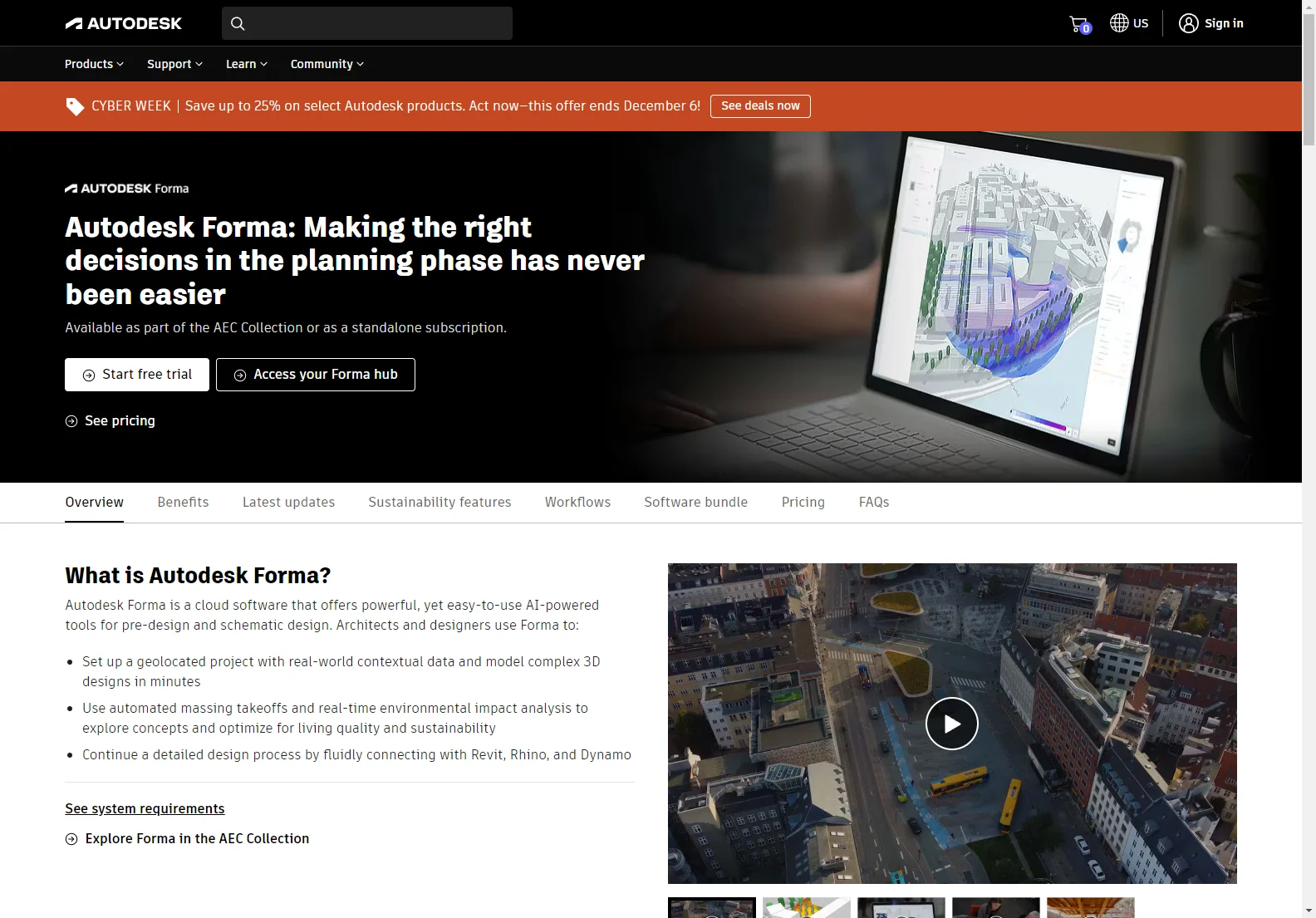 Autodesk Forma: Data-Driven Architectural Design for Enhanced Efficiency