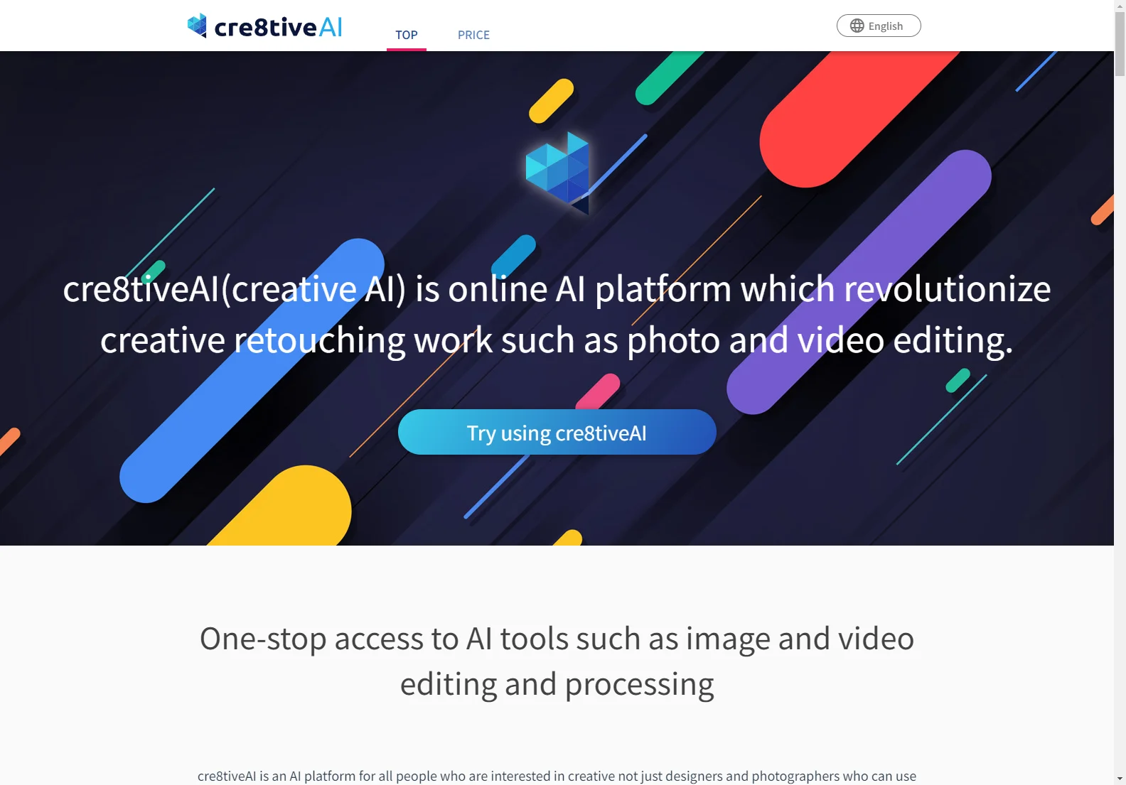 cre8tiveAI: AI-Powered Photo & Video Editing Platform