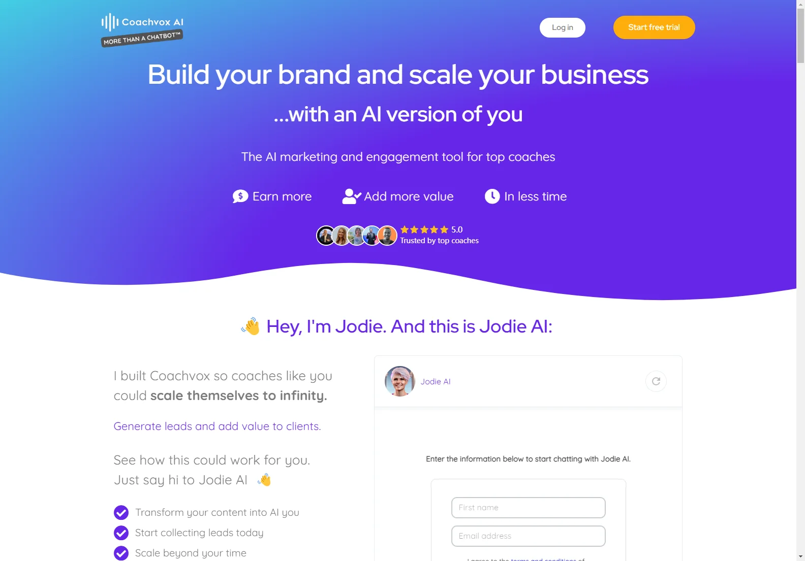 Coachvox AI: Create Your AI Business Coach and Scale Your Impact