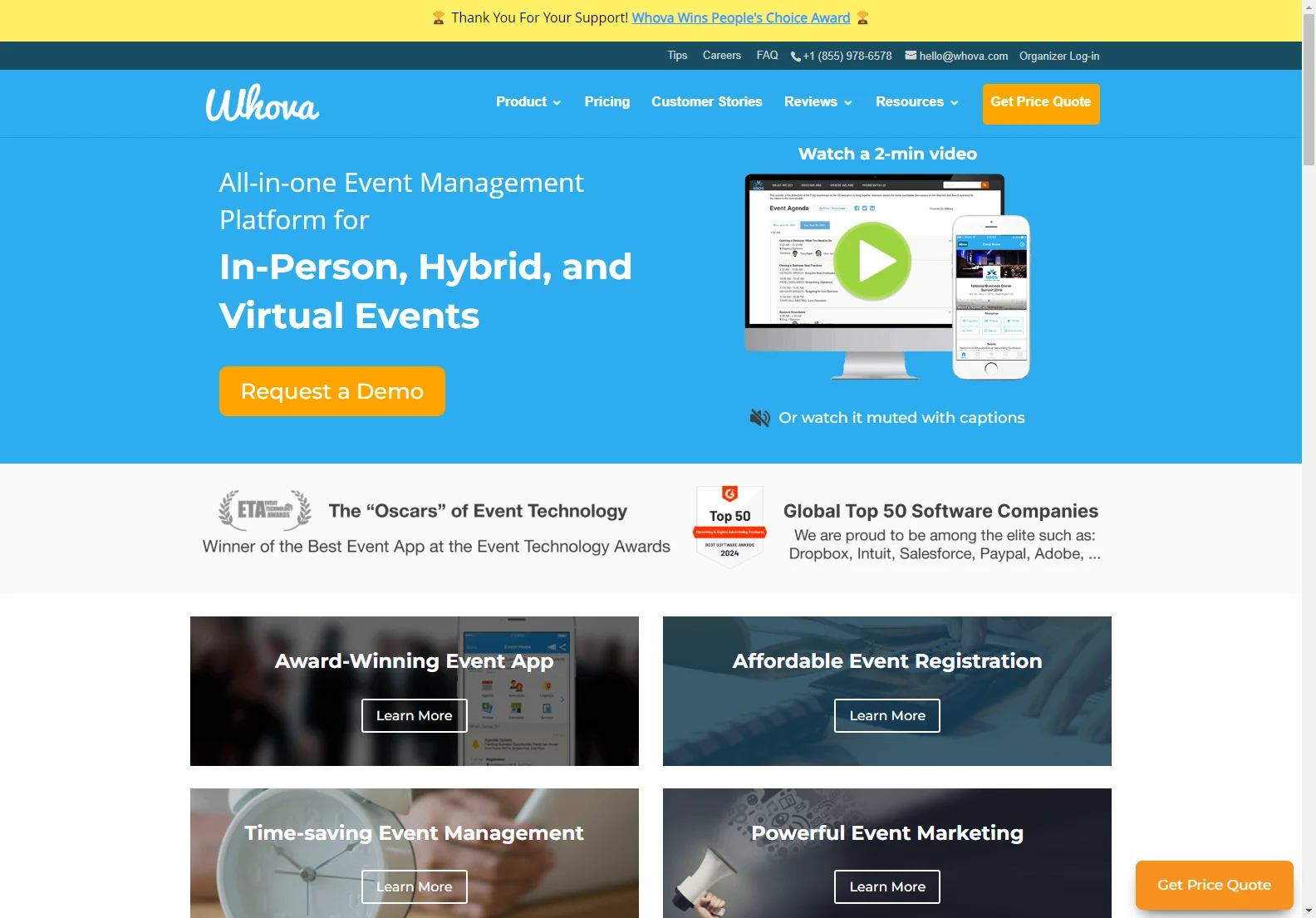 Whova: Award-Winning Event App & Management Platform