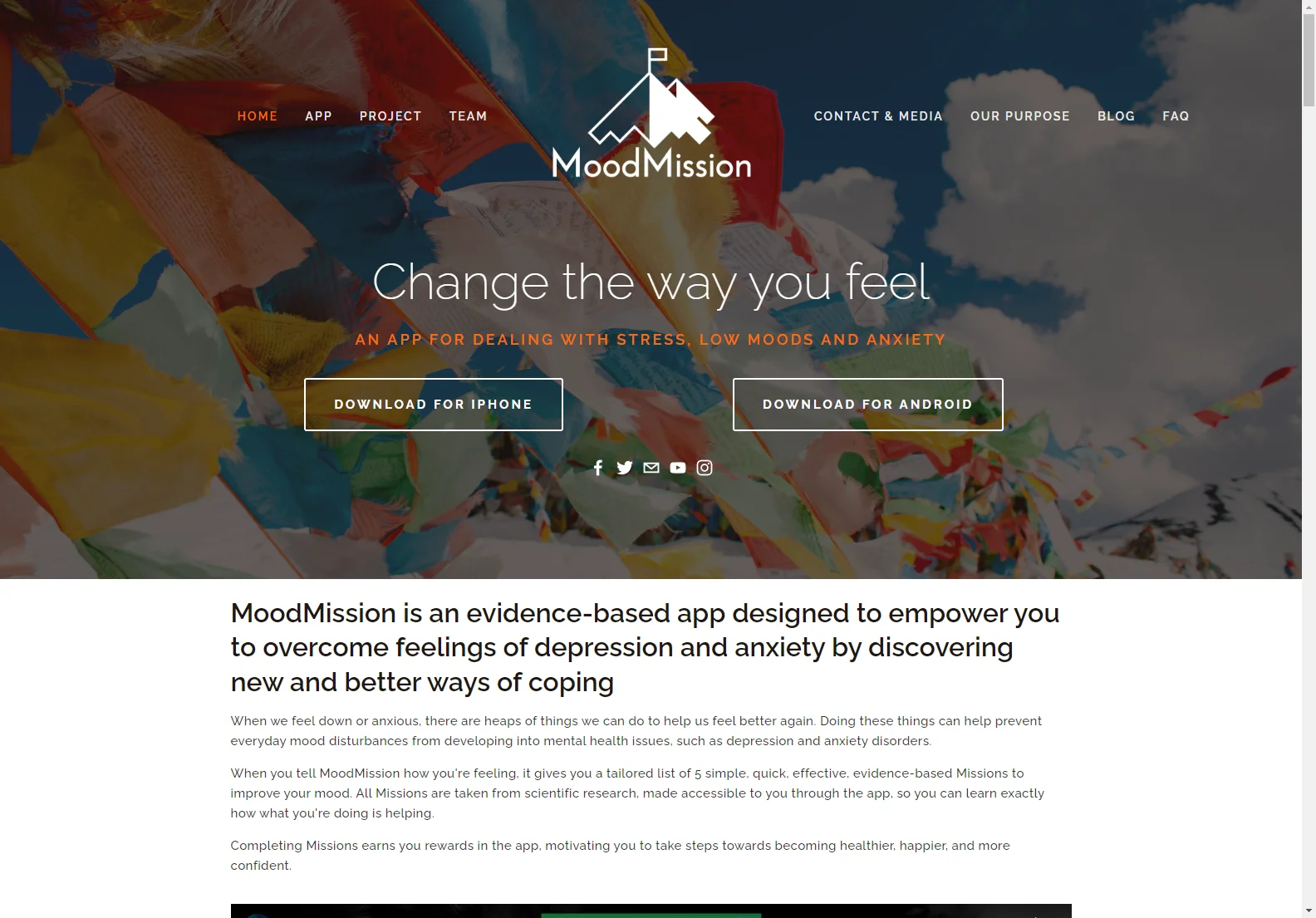 MoodMission: AI-Powered App for Stress, Anxiety, and Low Mood Management