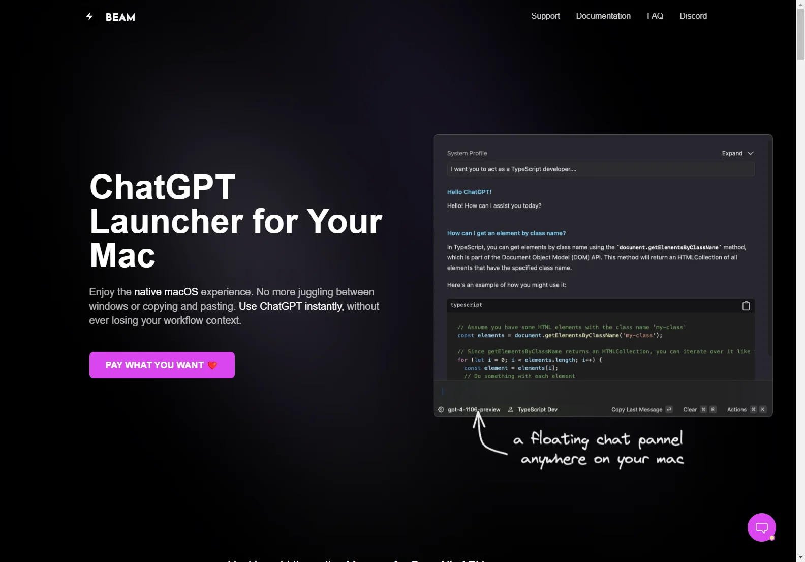 Beam: The #1 Native macOS ChatGPT App for Enhanced Productivity