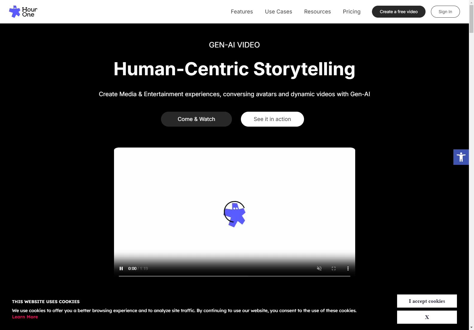 Hour One: AI Video Generator for Professional, Human-Centric Videos