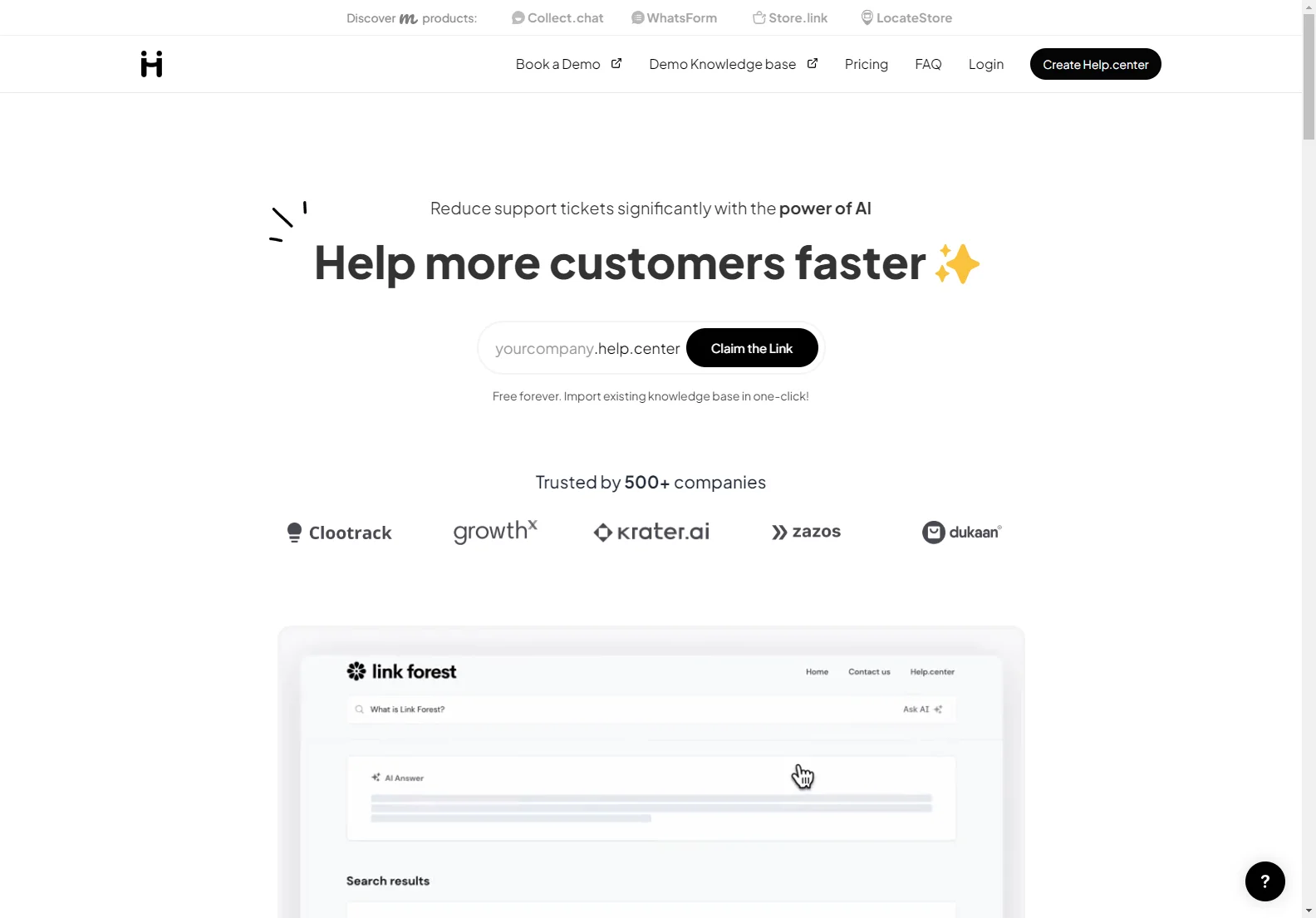 Help.center: AI-Powered Customer Support Knowledge Base