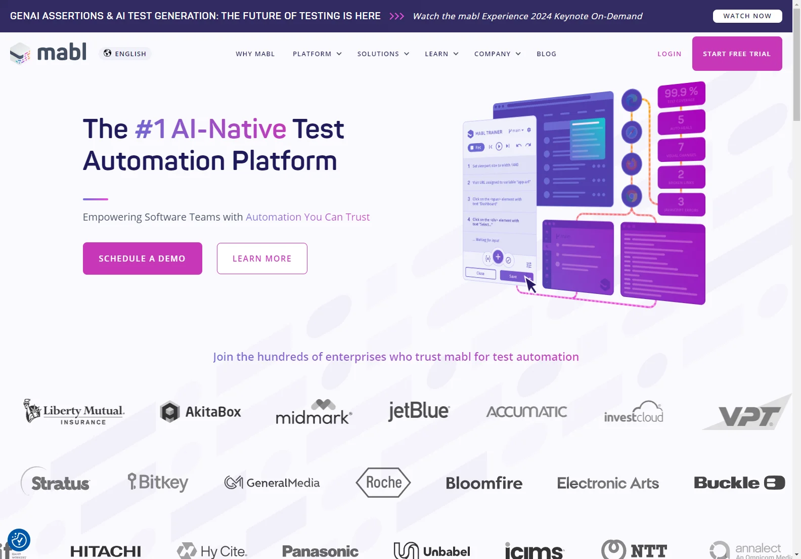 mabl: AI-Native Test Automation for Exceptional Software Quality