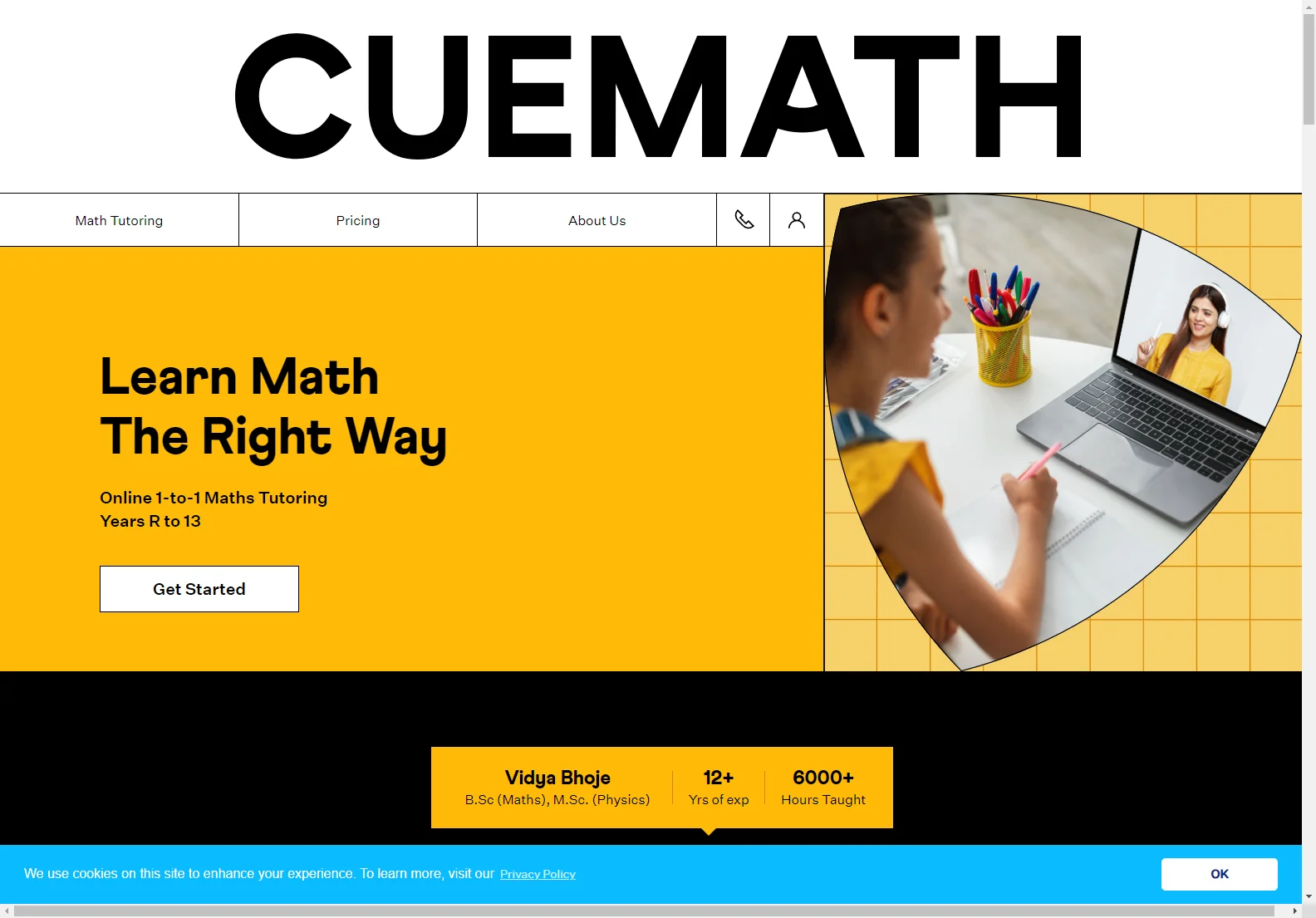 Cuemath: Personalized Online Math Tutoring for Students of All Ages