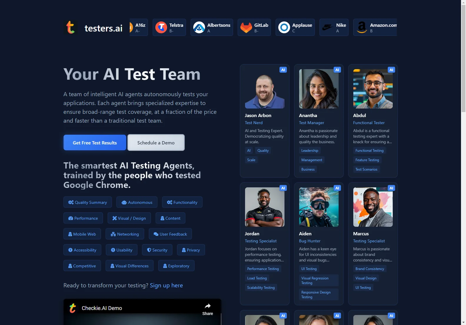 testers.ai: Revolutionizing Application Testing with AI Agents