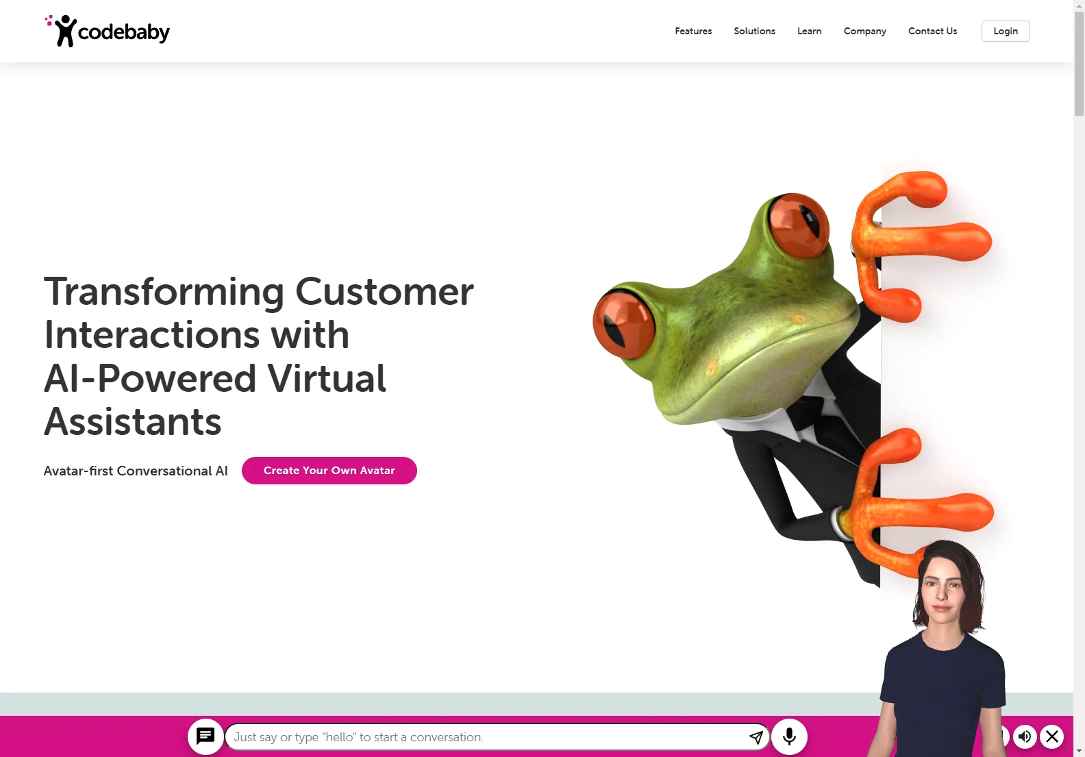 CodeBaby: AI-Powered Avatars for Revolutionary Customer Experiences