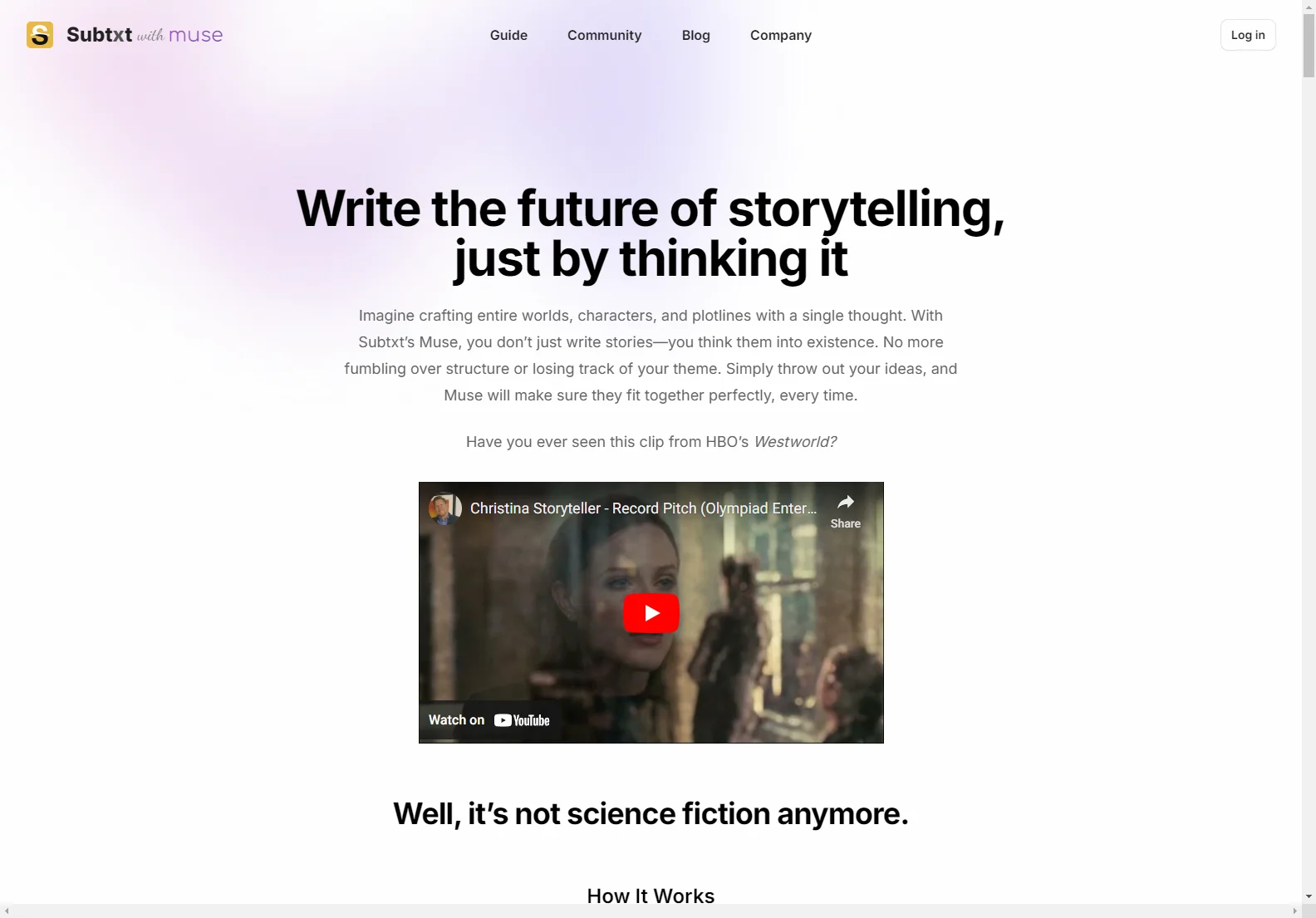 Subtxt with Muse: AI-Powered Storytelling for Enhanced Narrative