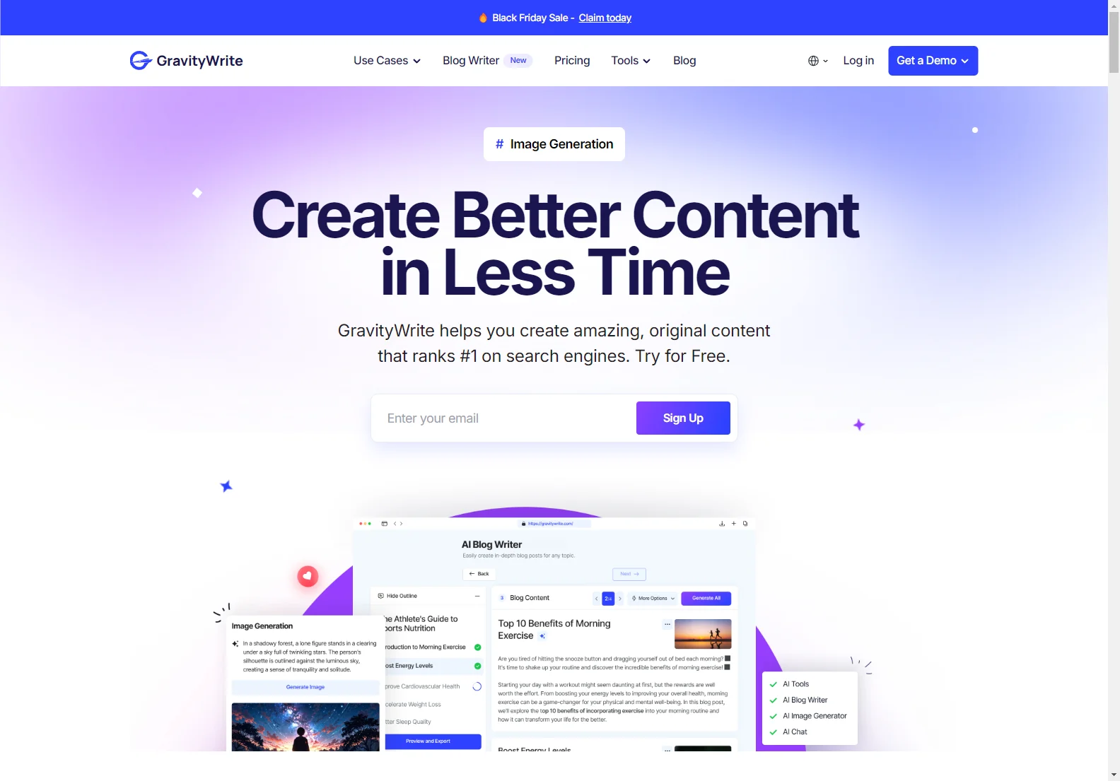 GravityWrite: AI-Powered Content Creation for SEO Success