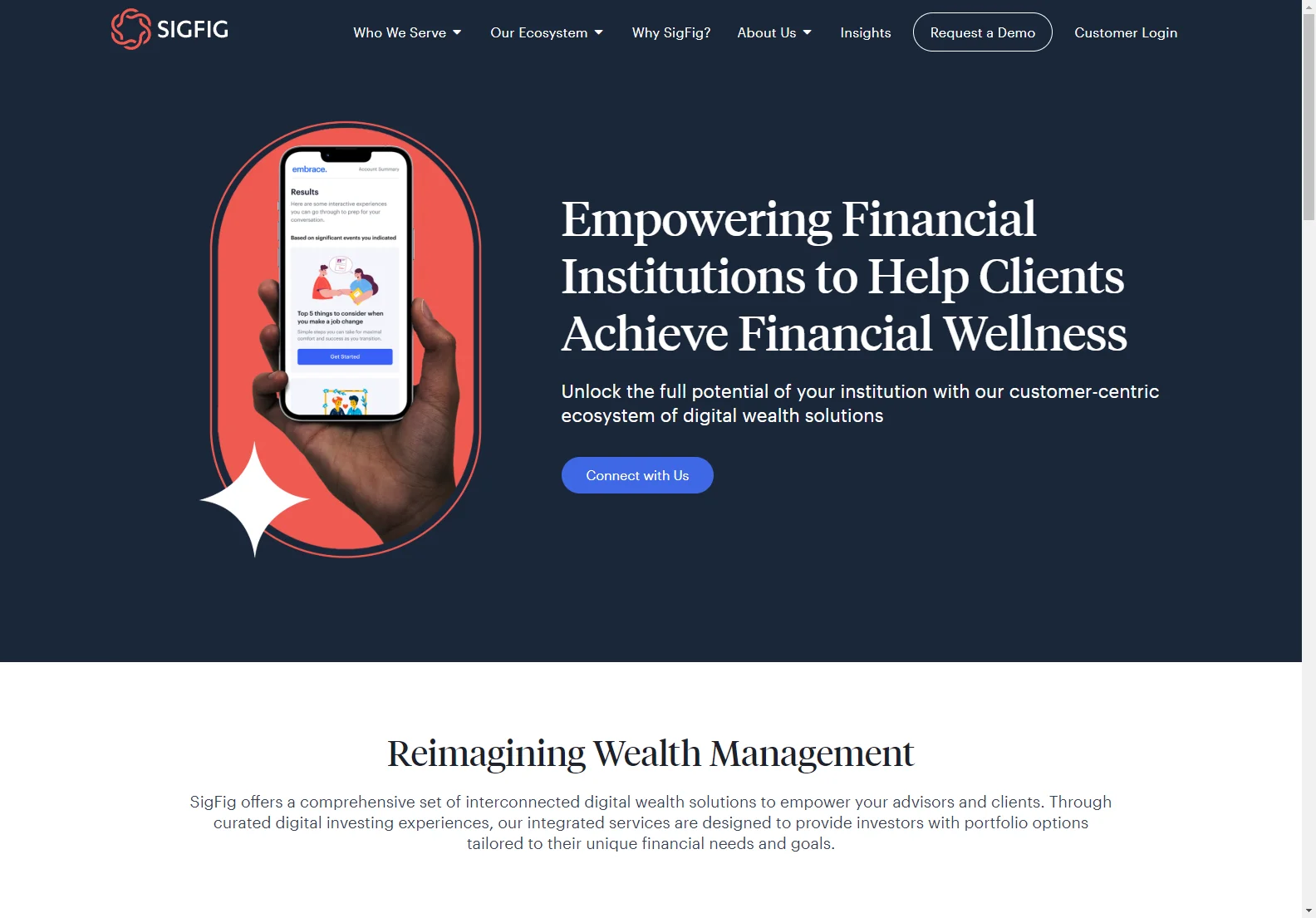 SigFig: Digital Wealth Management Solutions for Financial Institutions