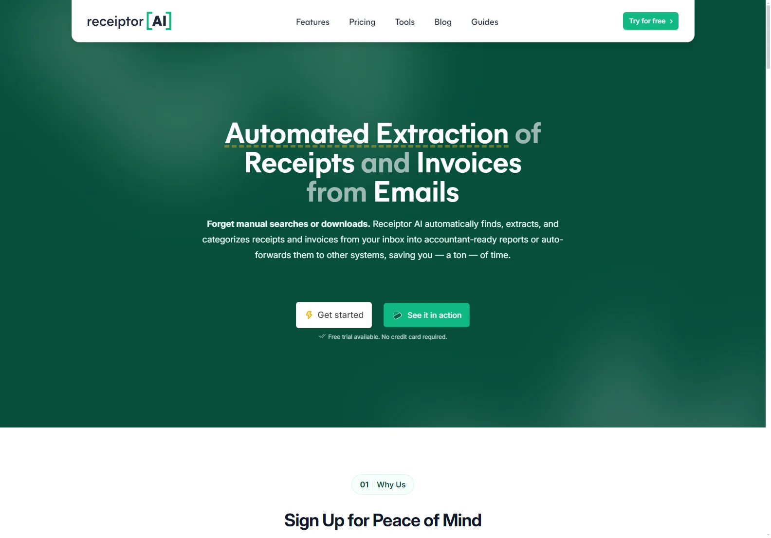 Receiptor AI: Automated Receipt and Invoice Extraction from Emails