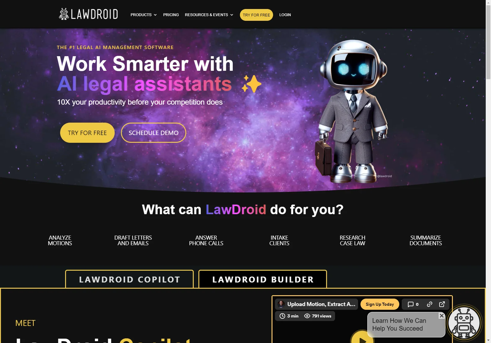 LawDroid: AI-Powered Legal Management Software for Increased Productivity