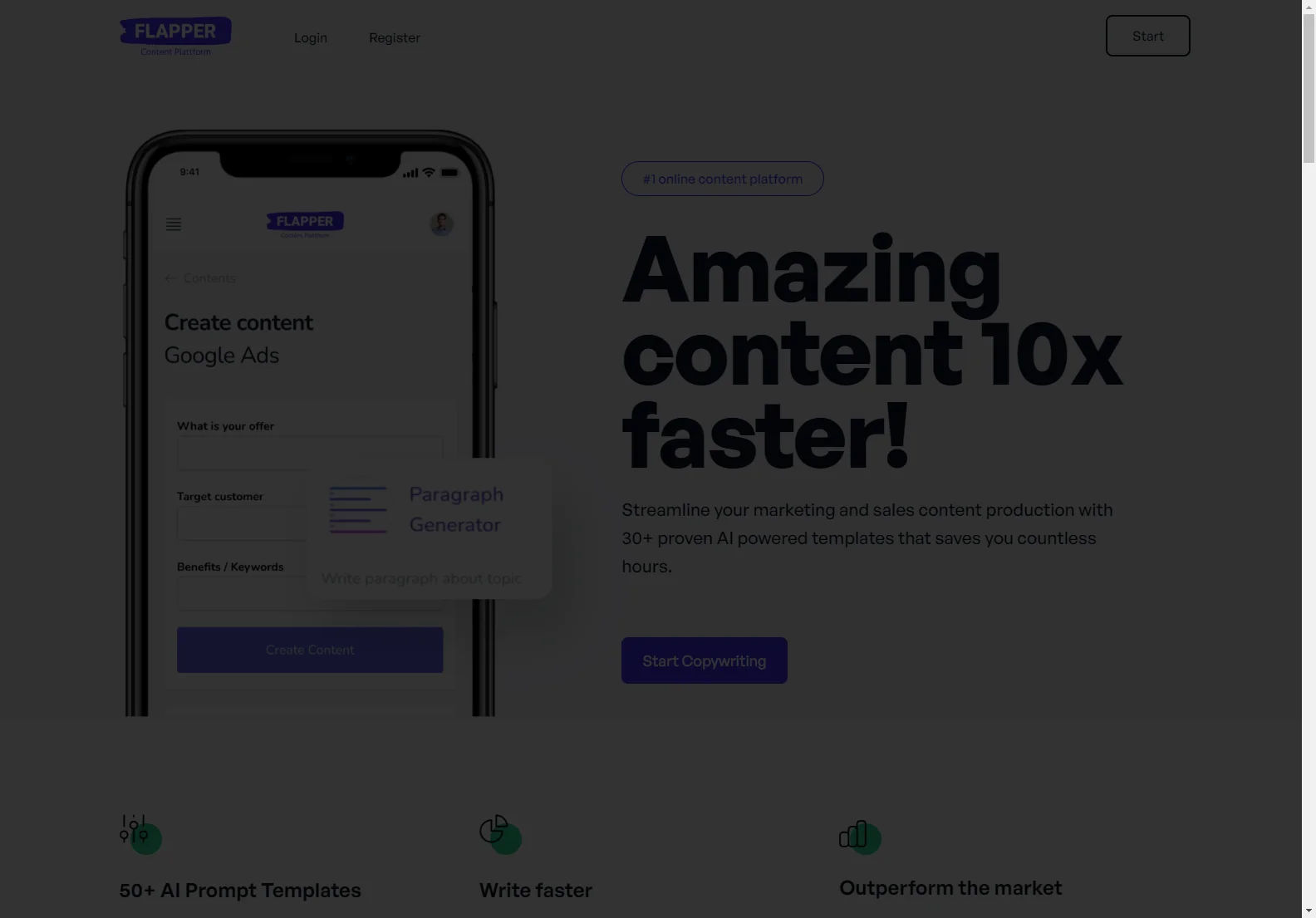 Flapper.ai: AI-Powered Content Platform for Marketing & Sales