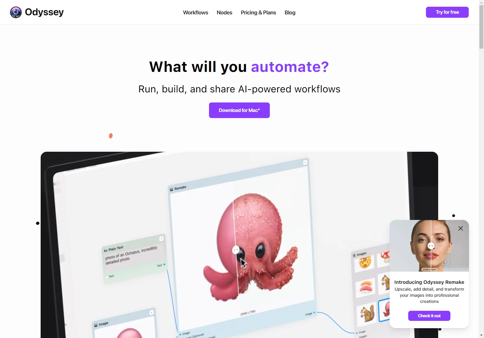 Odyssey: AI-Powered Workflow Tool for Creative Professionals