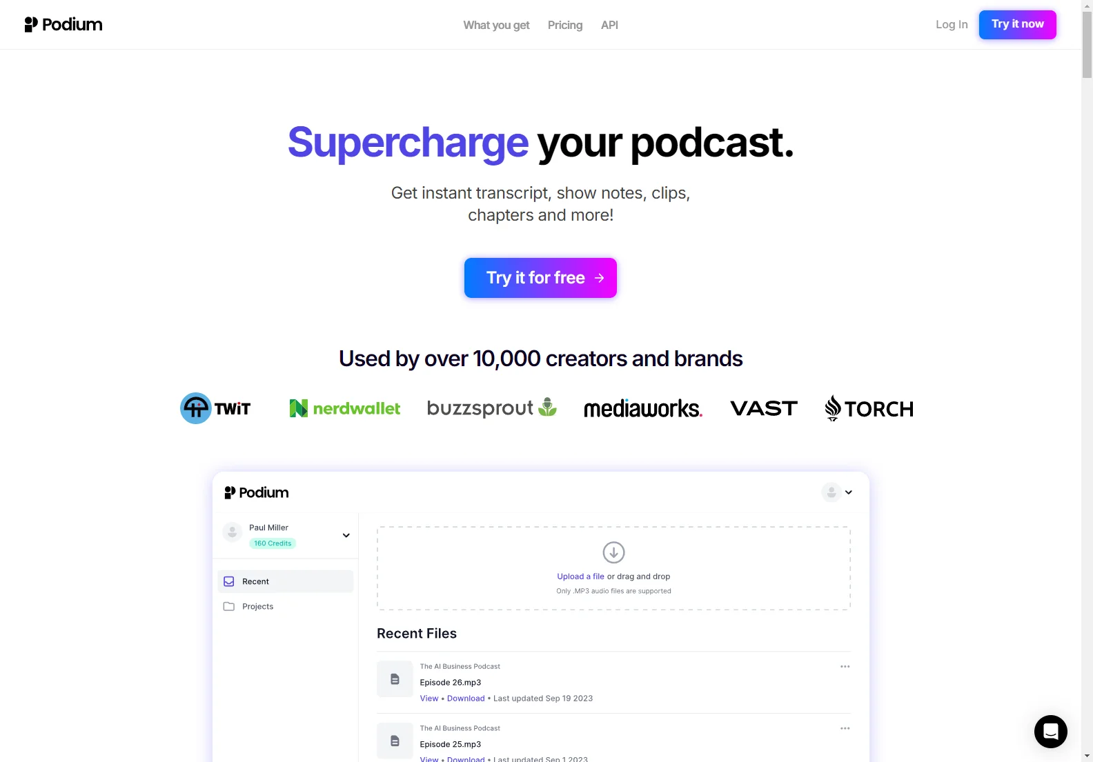 Podium: AI-Powered Podcast Production Tool for Time-Saving Efficiency