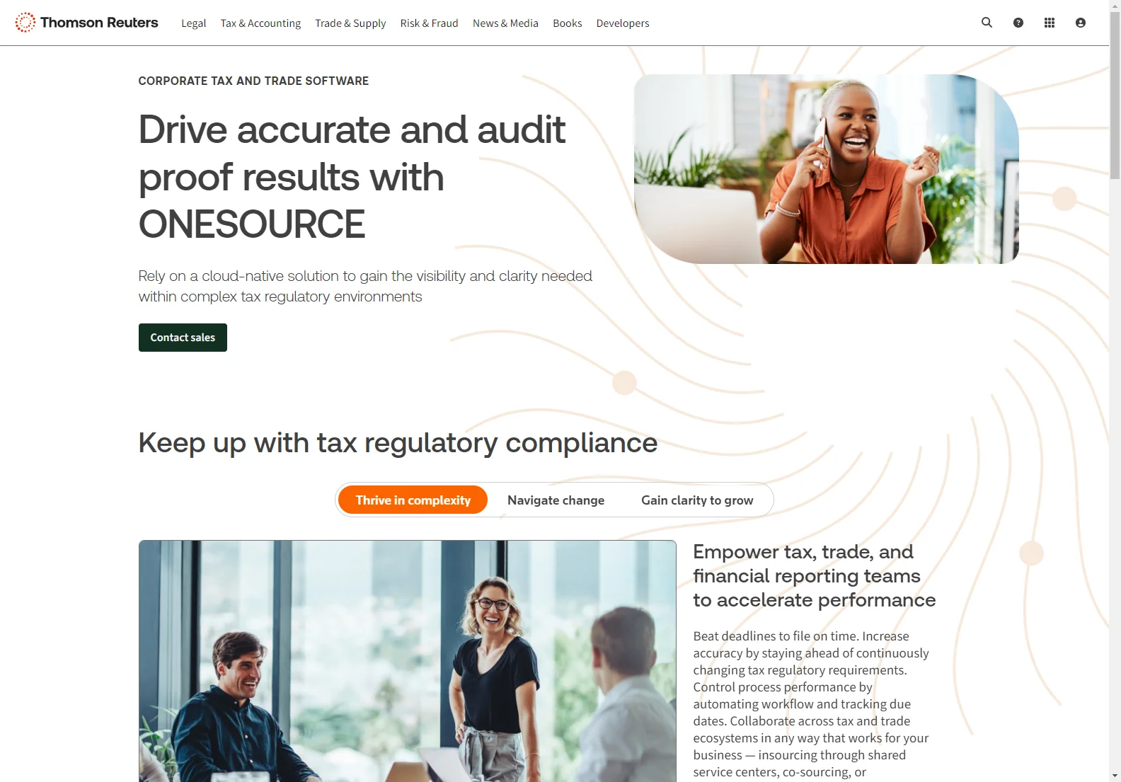 ONESOURCE: Streamlining Corporate Tax and Trade Compliance