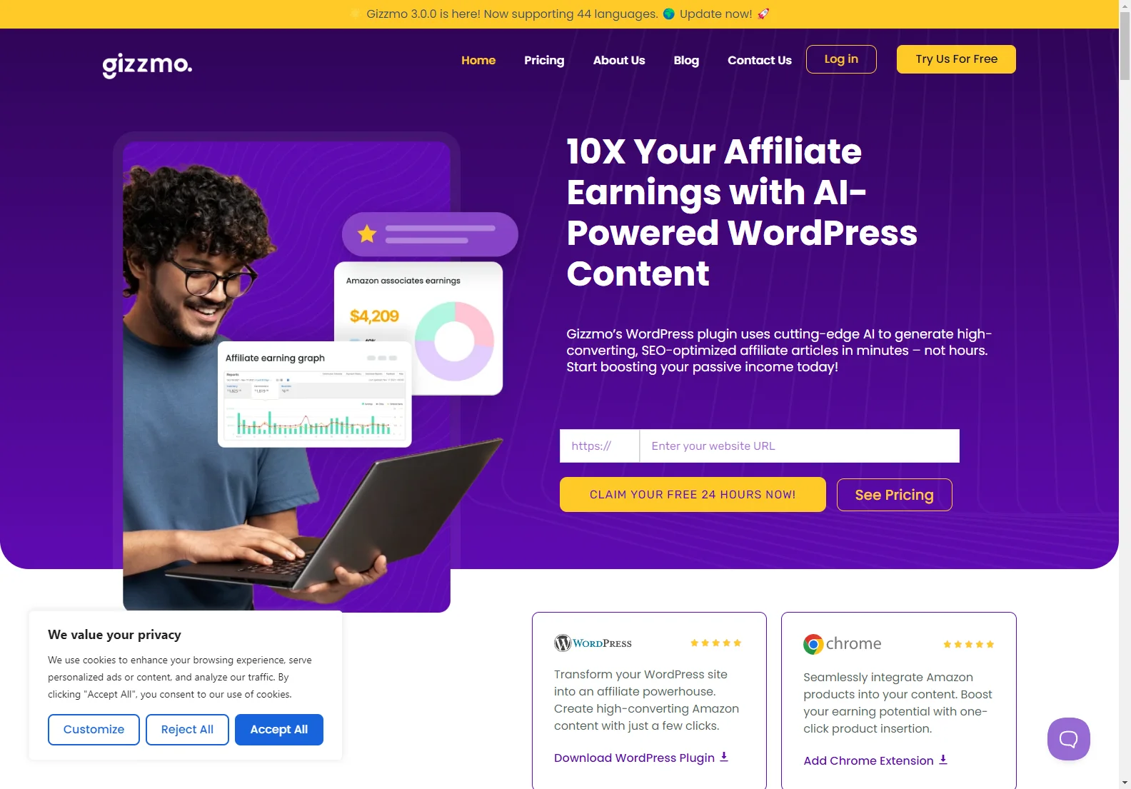 Gizzmo: AI-Powered Affiliate Marketing for WordPress