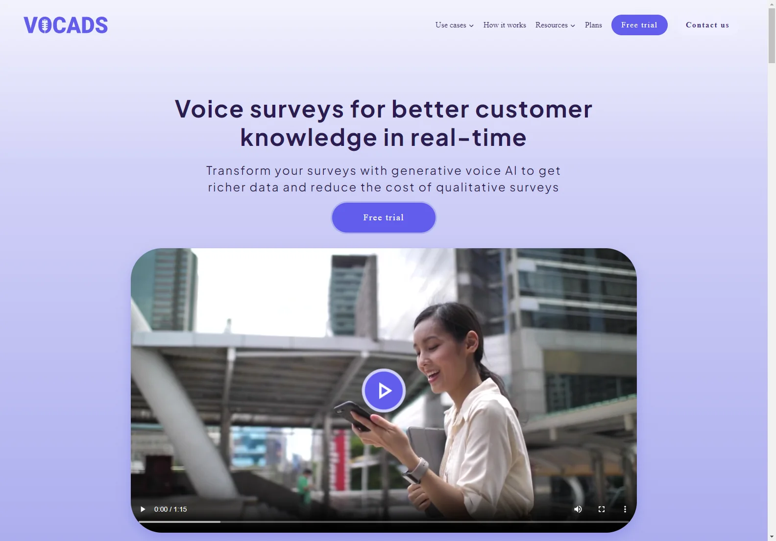 VOCADS: AI-Powered Voice Surveys for Richer Customer Insights