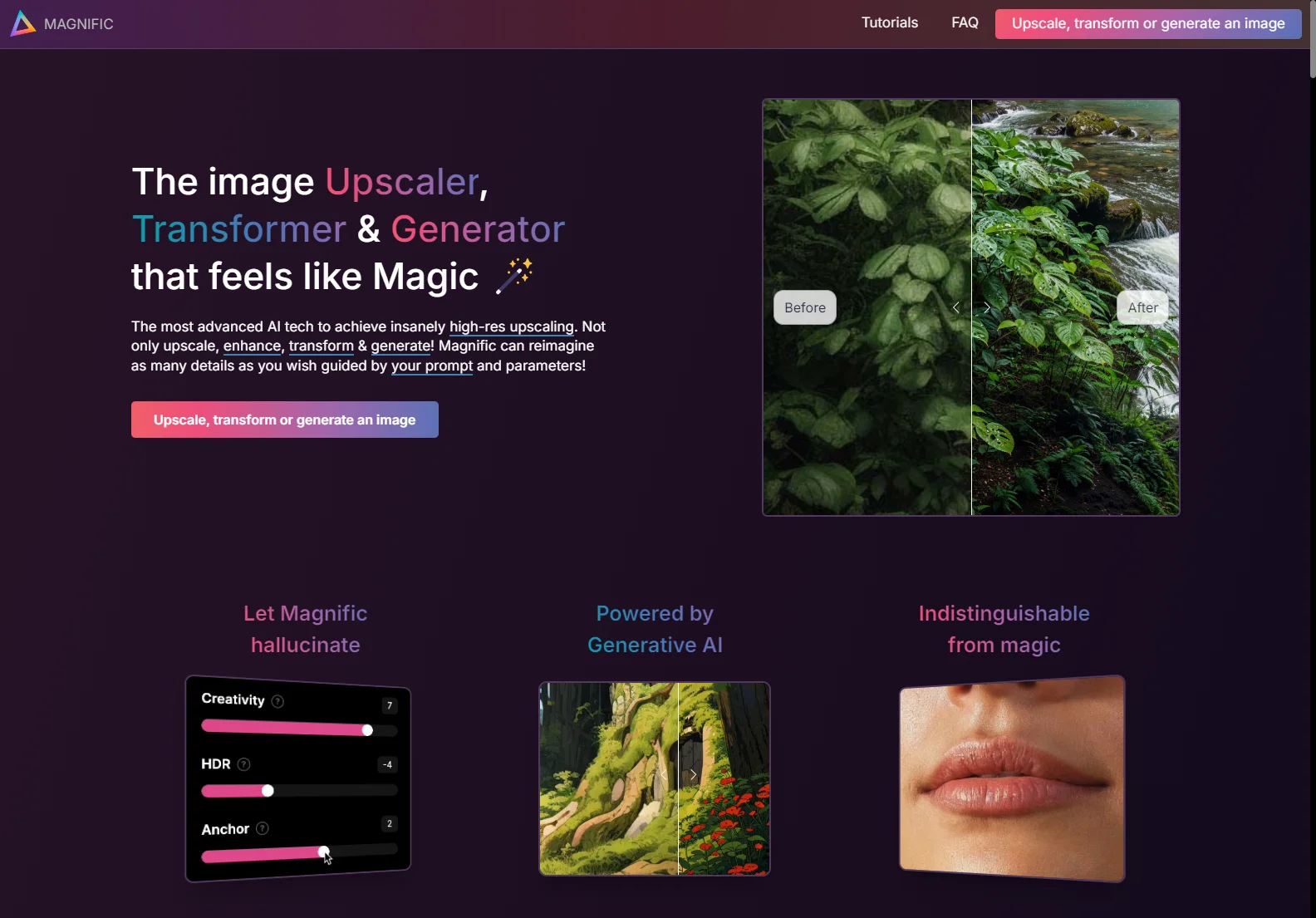 Magnific AI: Magic Image Upscaler & Enhancer