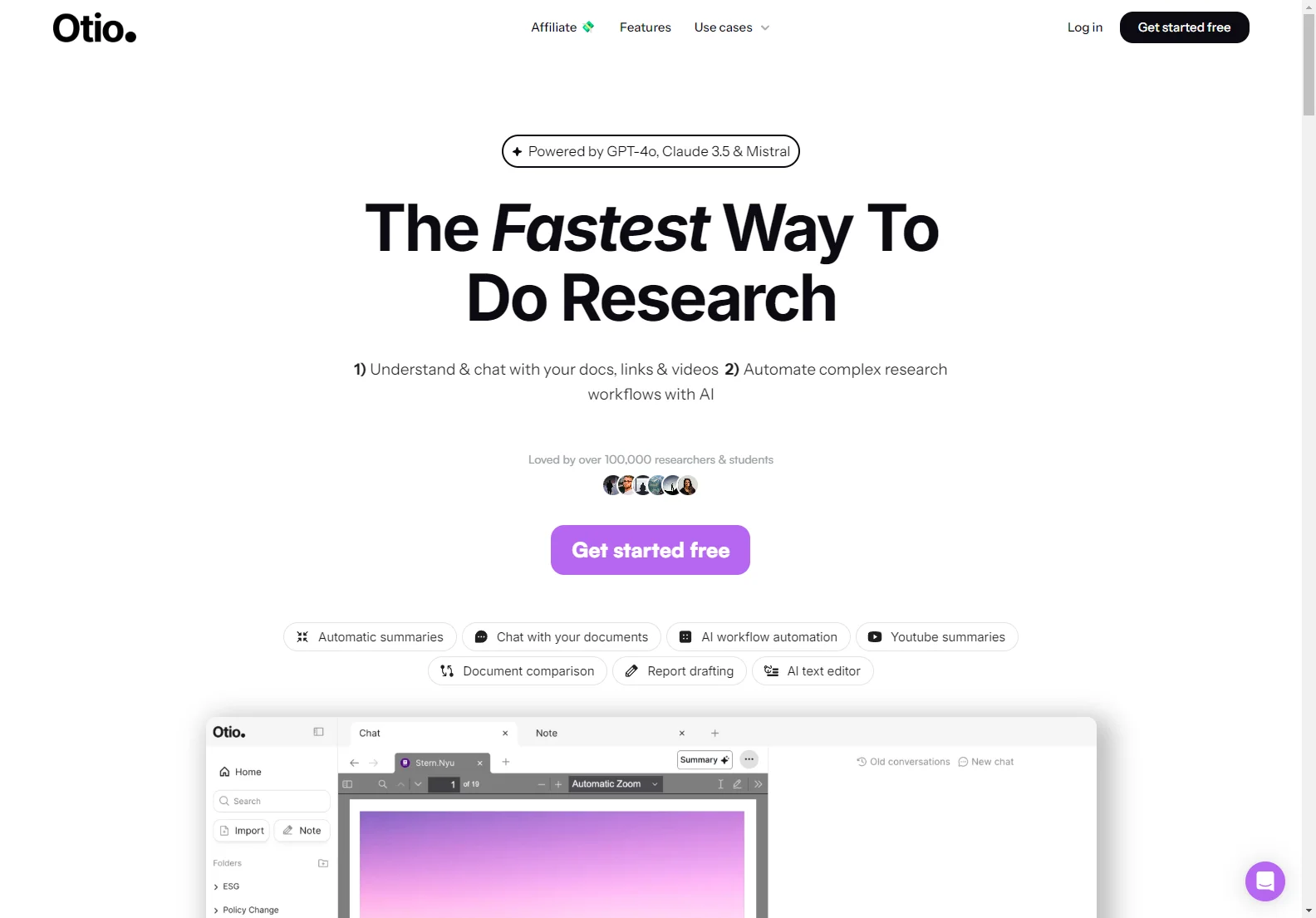 Otio: AI-Powered Research Assistant for Faster, Smarter Research