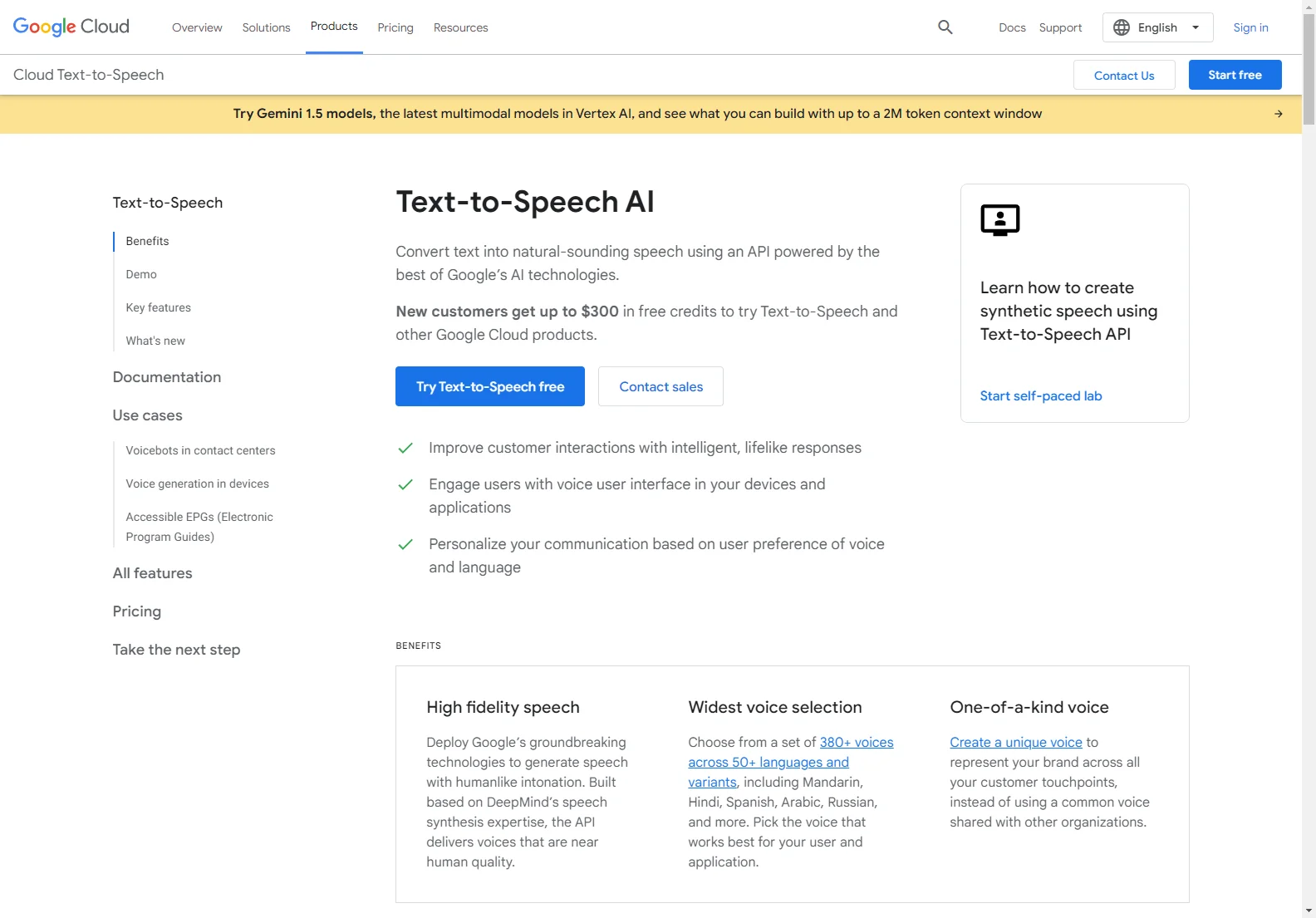 Google Cloud Text-to-Speech: Natural-Sounding AI Voice Generation