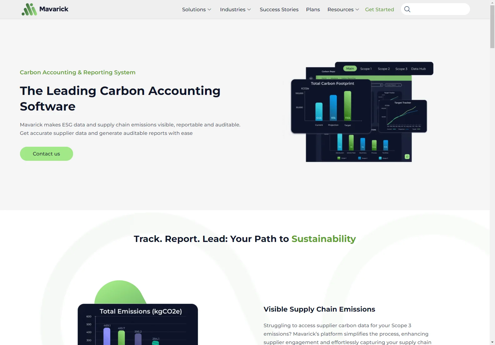 Mavarick: AI-Powered Carbon Accounting Software for Enhanced Sustainability