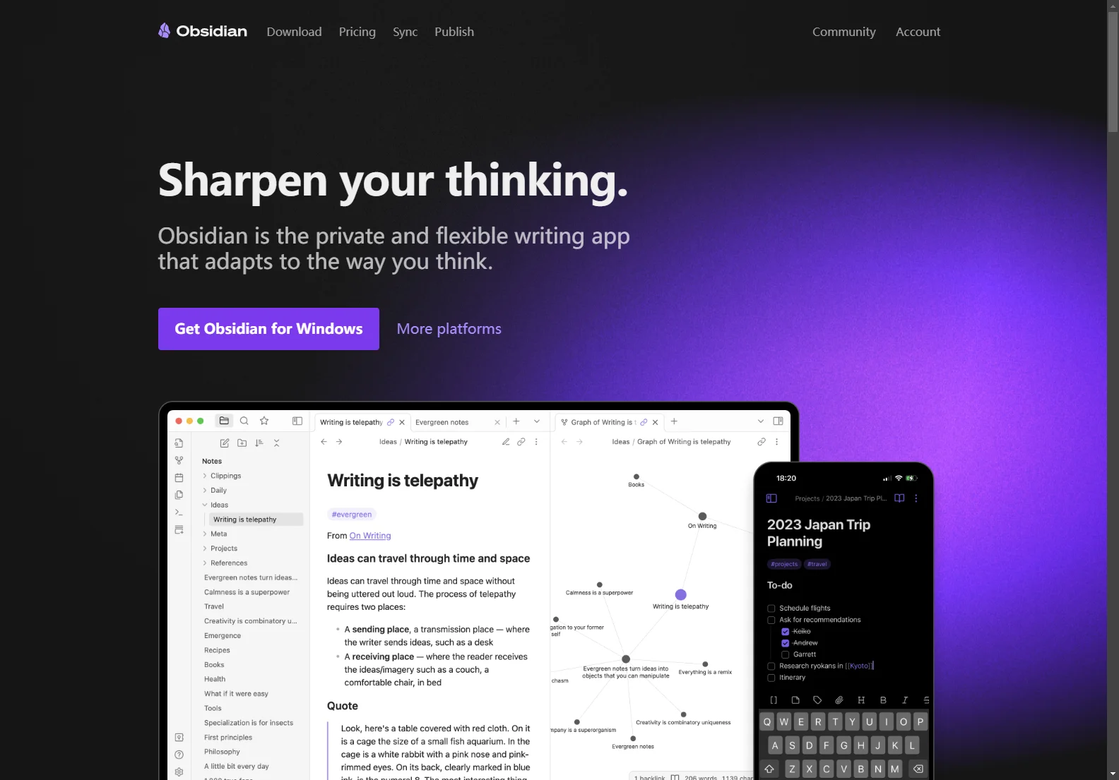 Obsidian: Your Private & Flexible Note-Taking App