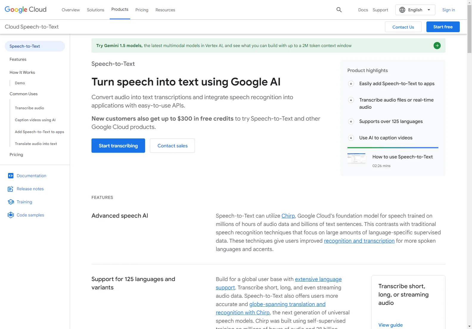 Google Cloud Speech-to-Text: AI-Powered Speech Recognition and Transcription