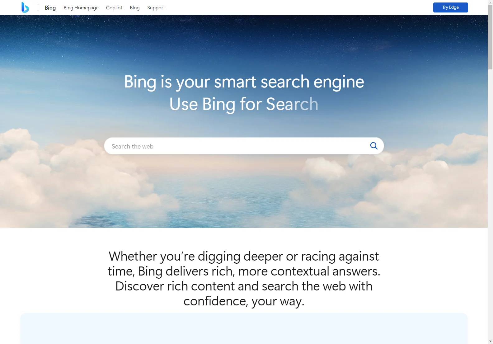 Microsoft Bing: Your Smart Search Engine for Rich, Contextual Answers