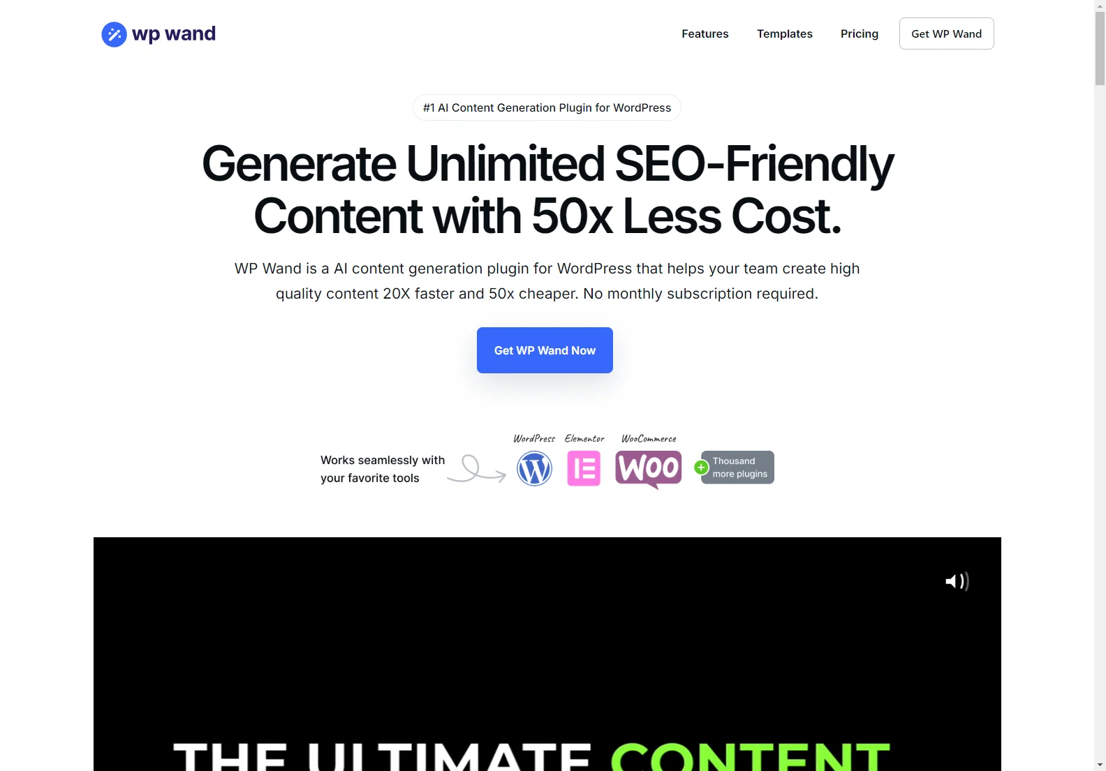 WP Wand: Free AI Content Generation Plugin for WordPress