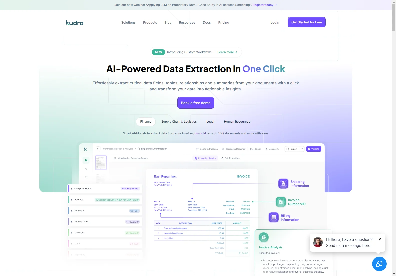 Kudra: AI-Powered Data Extraction for Effortless Insights