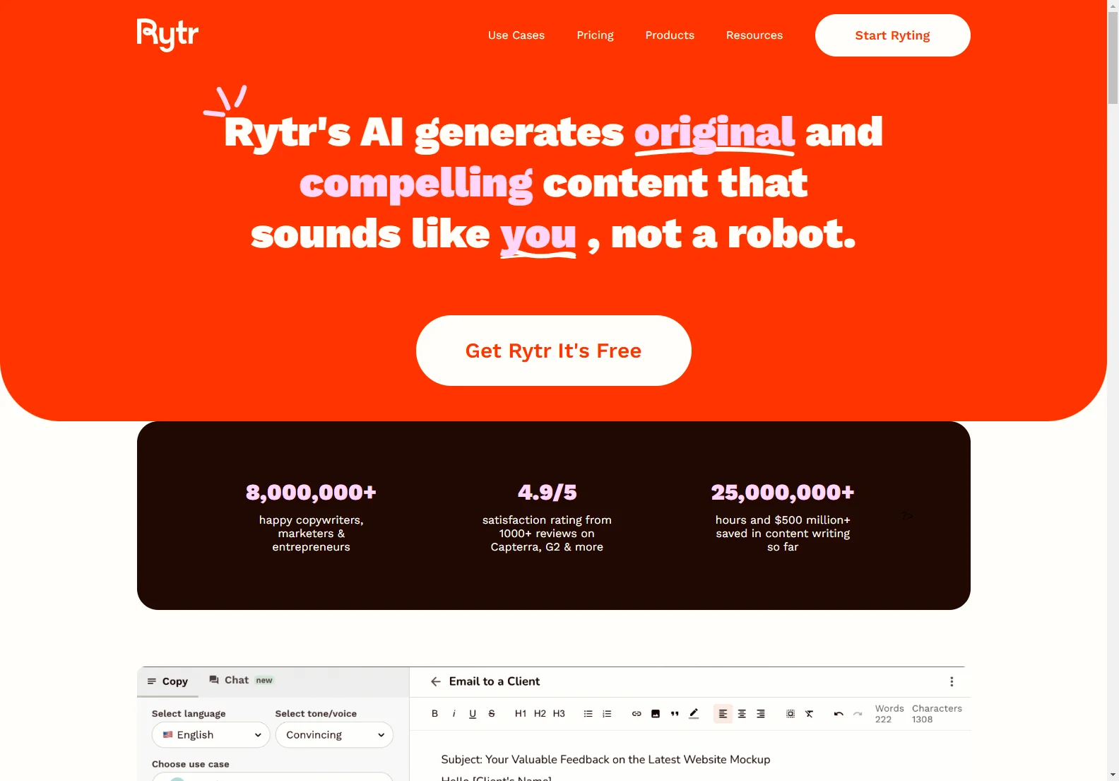 Rytr: Free AI Writer & Content Generator for SEO-Optimized Content