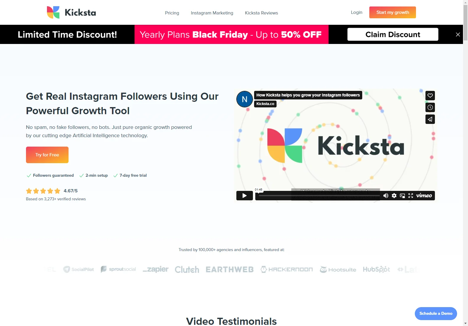 Kicksta: AI-Powered Organic Instagram Growth