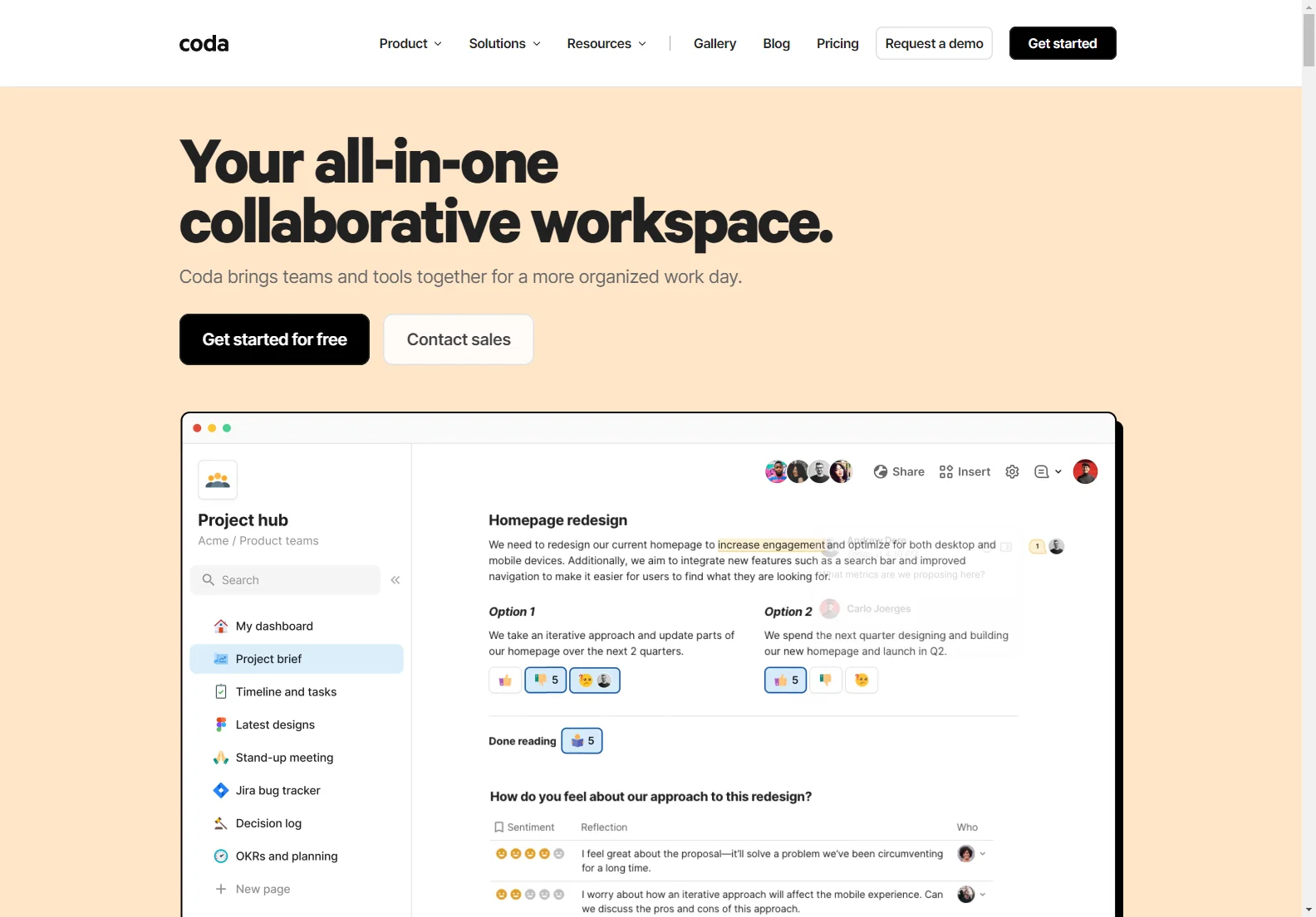 Coda: The All-in-One Collaborative Workspace for Enhanced Teamwork