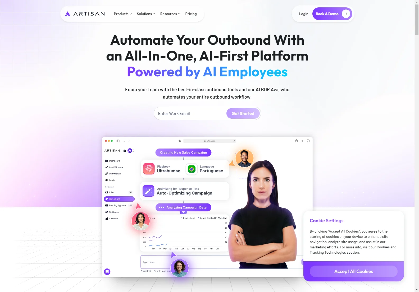 Artisan AI: Automate Outbound Sales with Ava, Your AI BDR