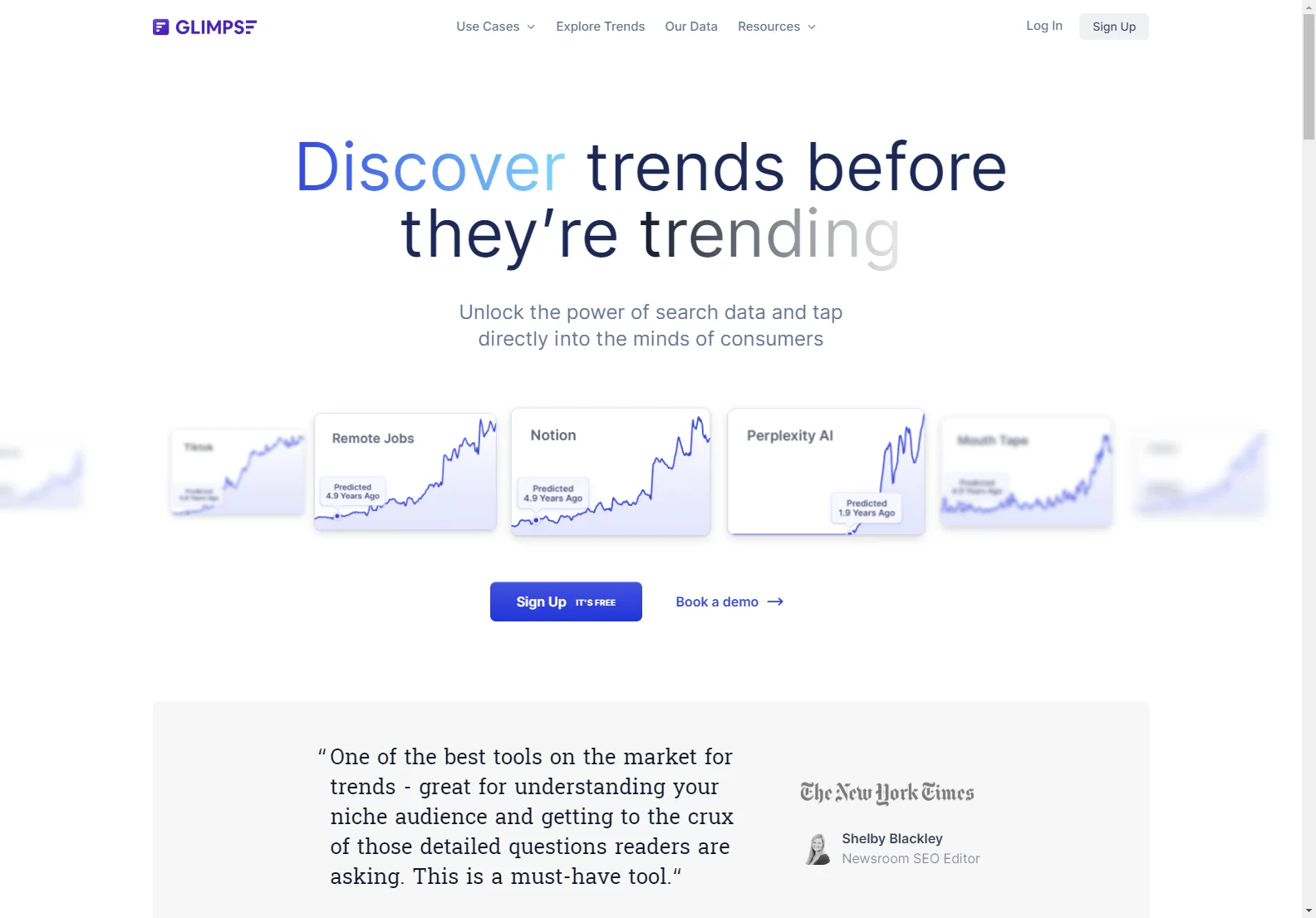 Glimpse: AI-Powered Trend Analysis for Data-Driven Decisions