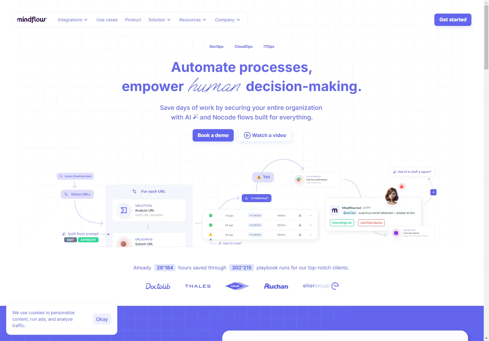 Mindflow: AI-Powered Automation for Enterprise IT & Cybersecurity Teams