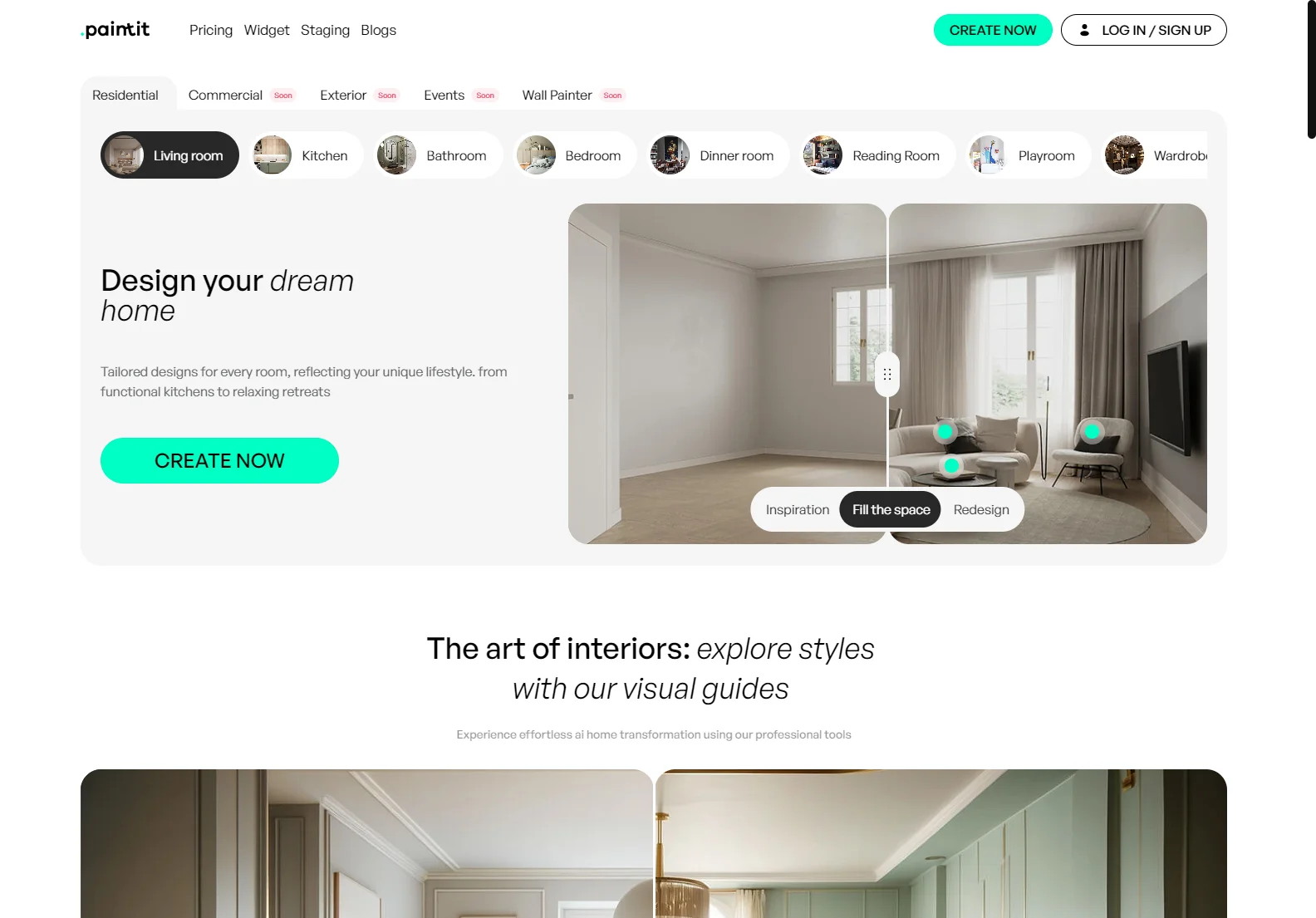 Paintit.ai: AI-Powered Interior Design for Stunning Spaces