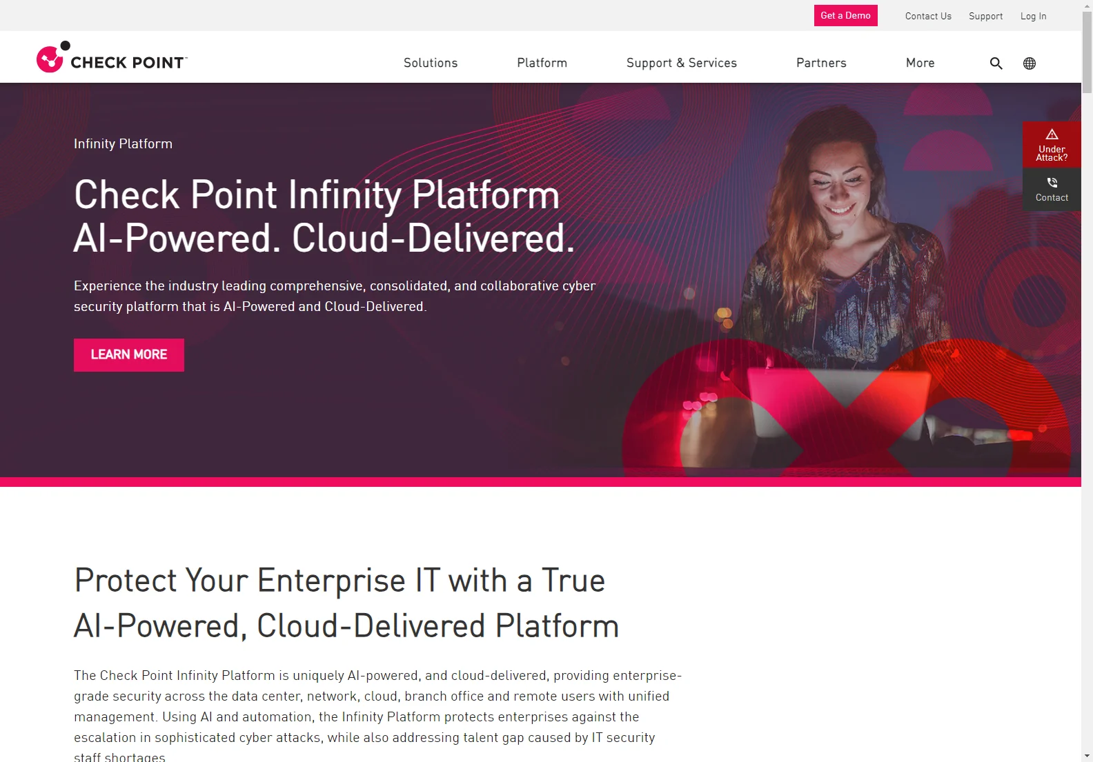 Check Point Infinity Platform: AI-Powered Cybersecurity Solution