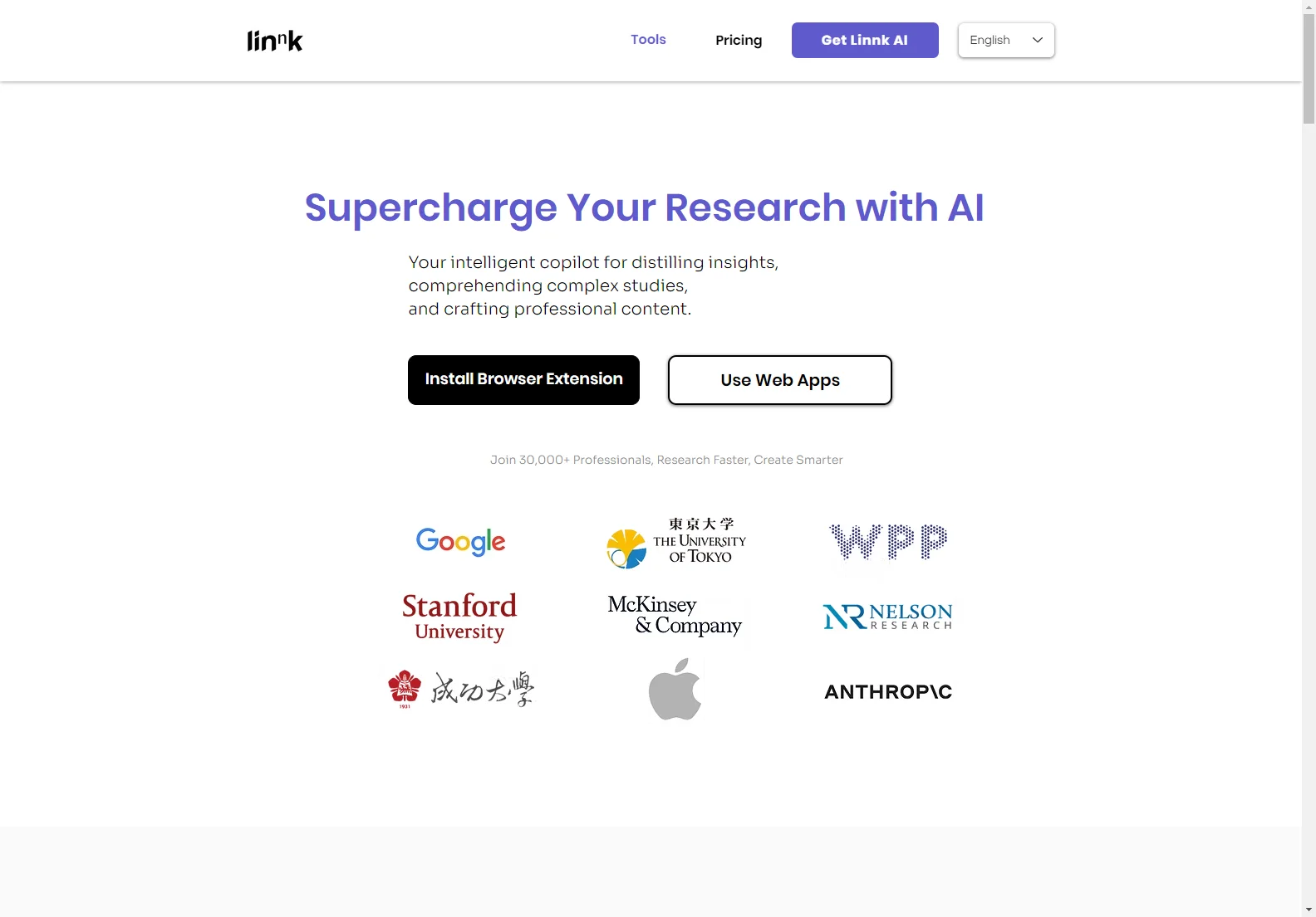 Linnk AI: Your AI Research Copilot for Faster, Smarter Research